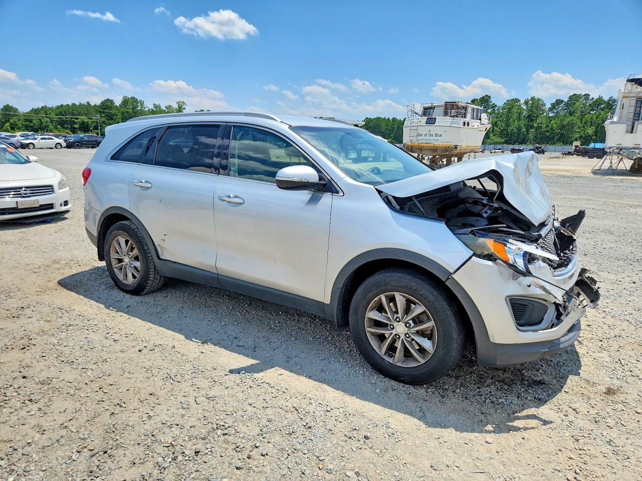 2016 Kia Sorento Lx Silver vin: 5XYPG4A36GG016461