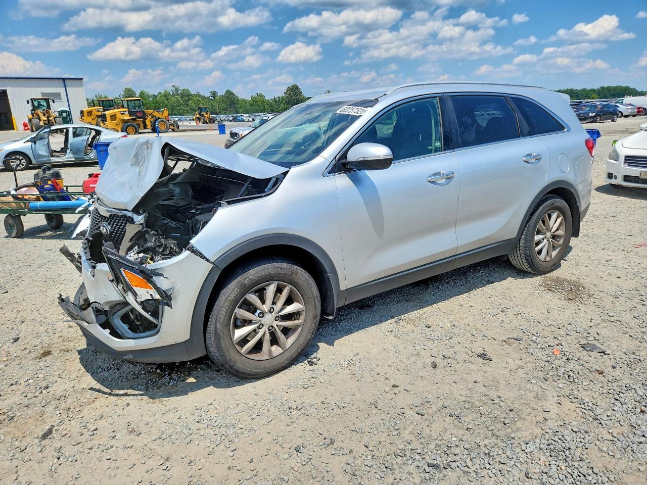 2016 Kia Sorento Lx Silver vin: 5XYPG4A36GG016461