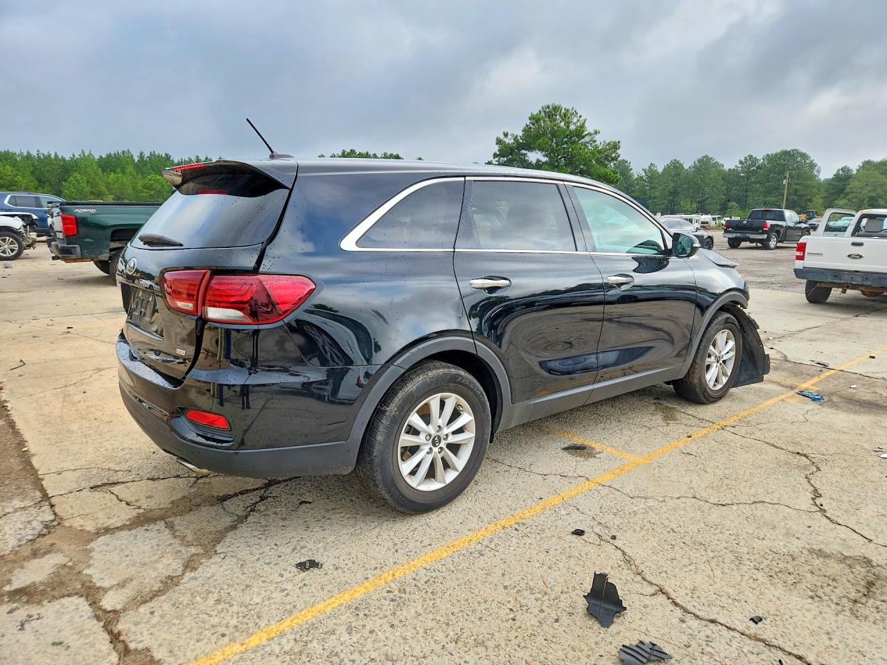 2020 Kia Sorento Lx Black vin: 5XYPG4A36LG635328