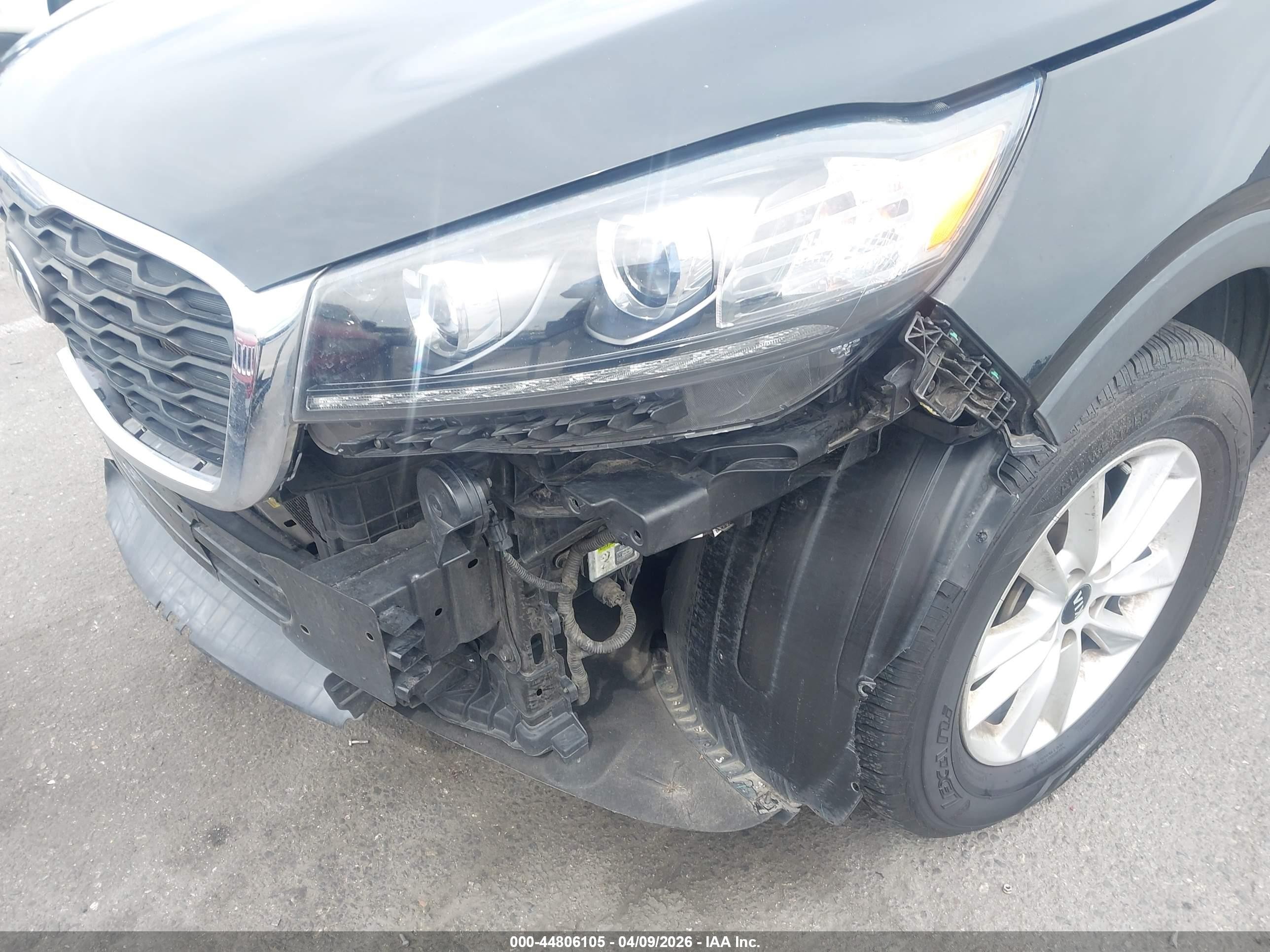 2020 Kia Sorento 2.4l Lx Черный vin: 5XYPG4A36LG642618