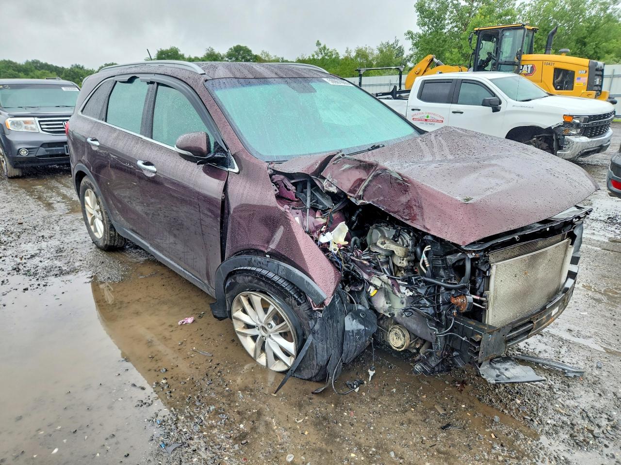 2016 Kia Sorento Lx Maroon vin: 5XYPG4A37GG076989
