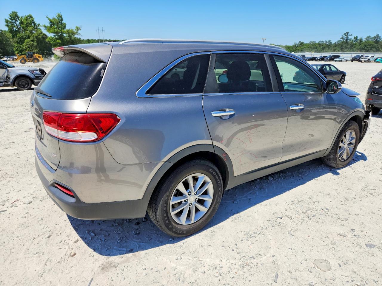 2016 Kia Sorento Lx Gray vin: 5XYPG4A38GG140344