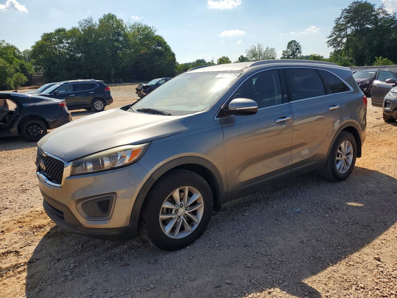 2016 Kia Sorento Lx Silver vin: 5XYPG4A3XGG167917