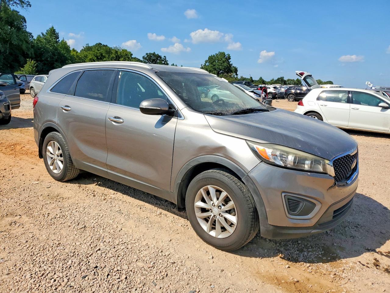 2016 Kia Sorento Lx Silver vin: 5XYPG4A3XGG167917