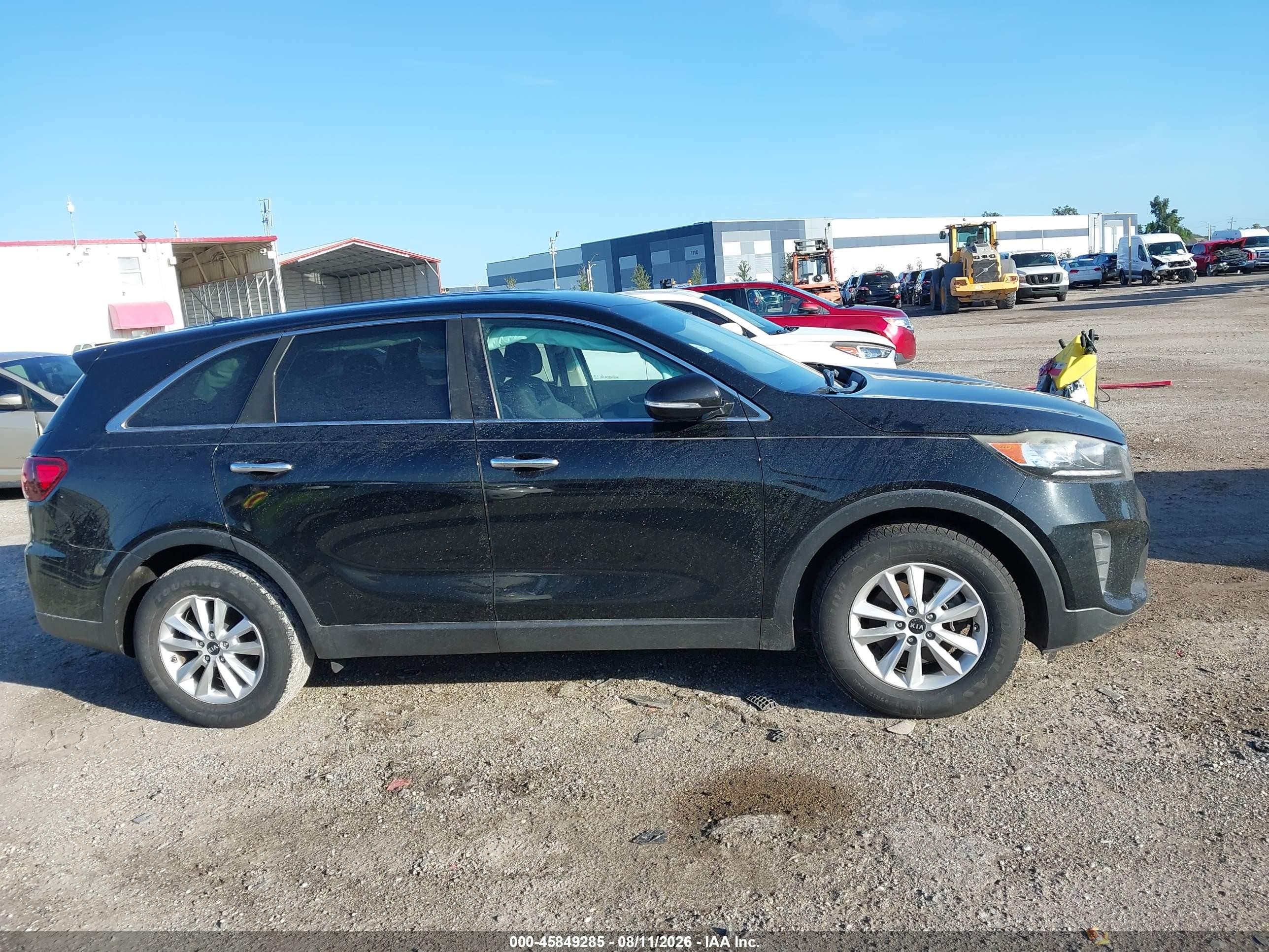 2019 Kia Sorento 2.4l L Black vin: 5XYPG4A3XKG595575