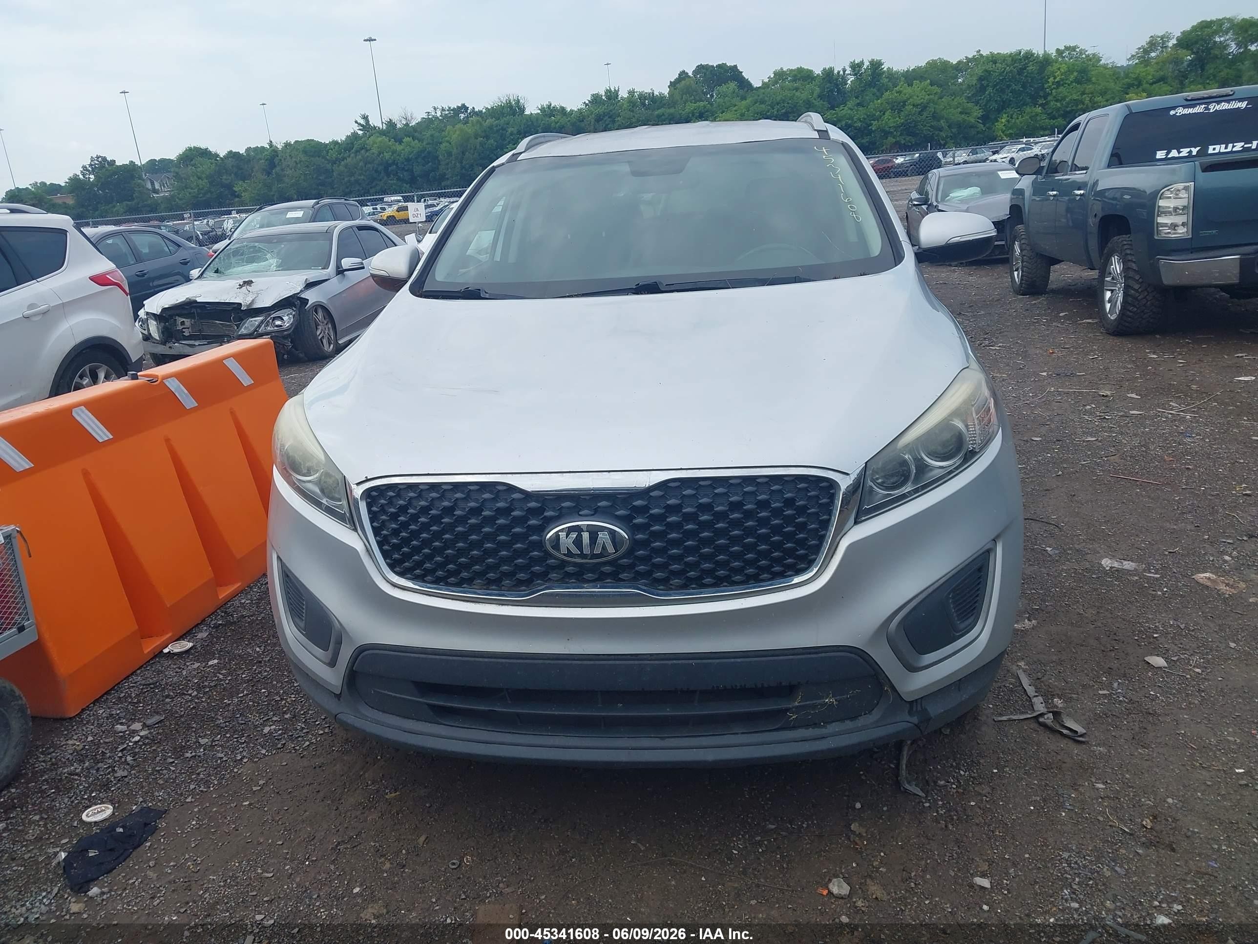 2016 Kia Sorento 3.3l Lx Gray vin: 5XYPG4A55GG035388