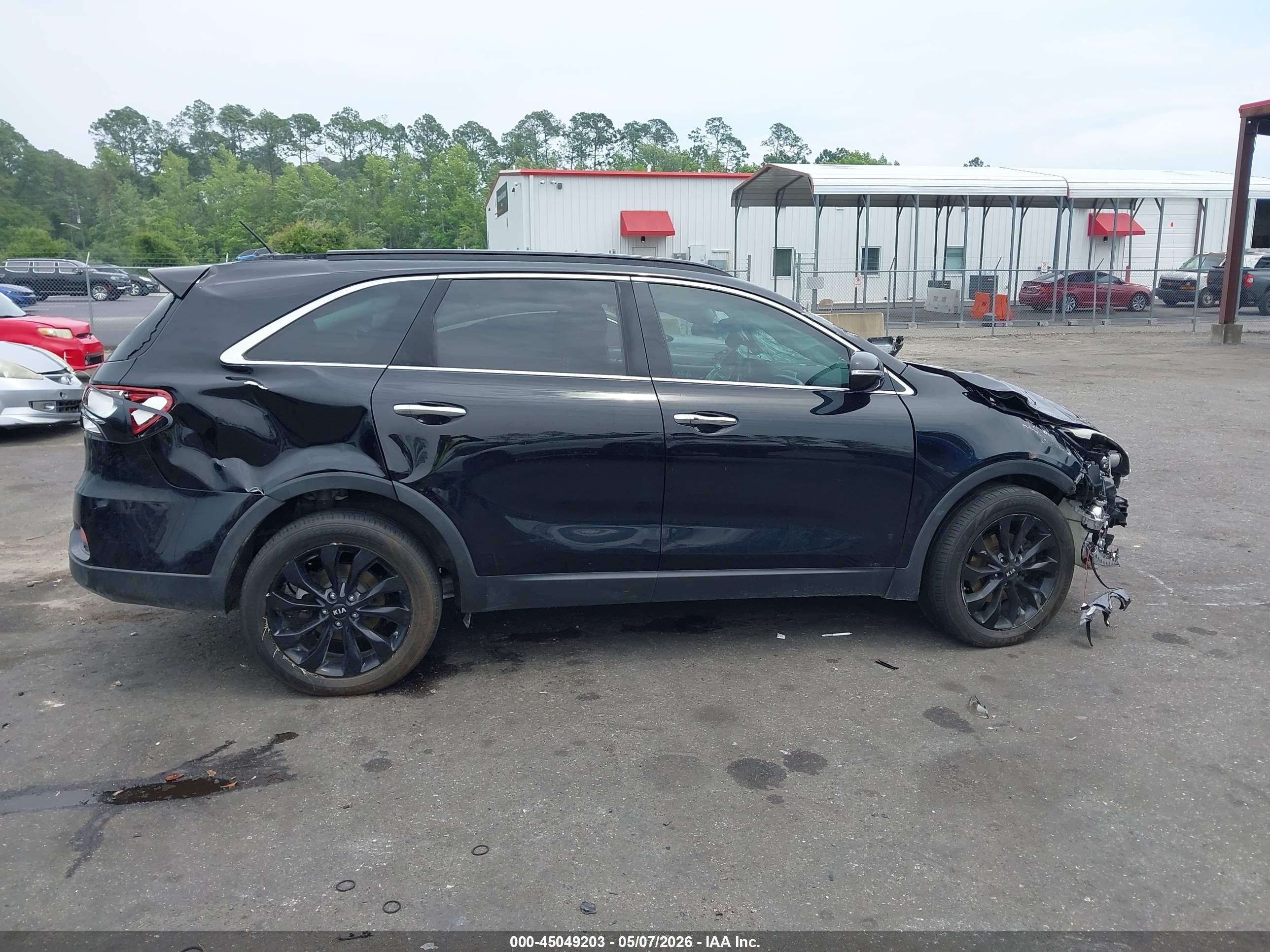 2020 Kia Sorento S V6 Черный vin: 5XYPG4A58LG682846