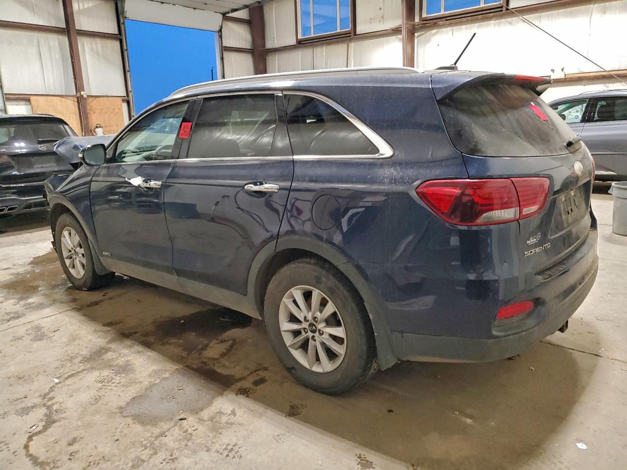 2019 Kia Sorento L Синий vin: 5XYPGDA30KG502207