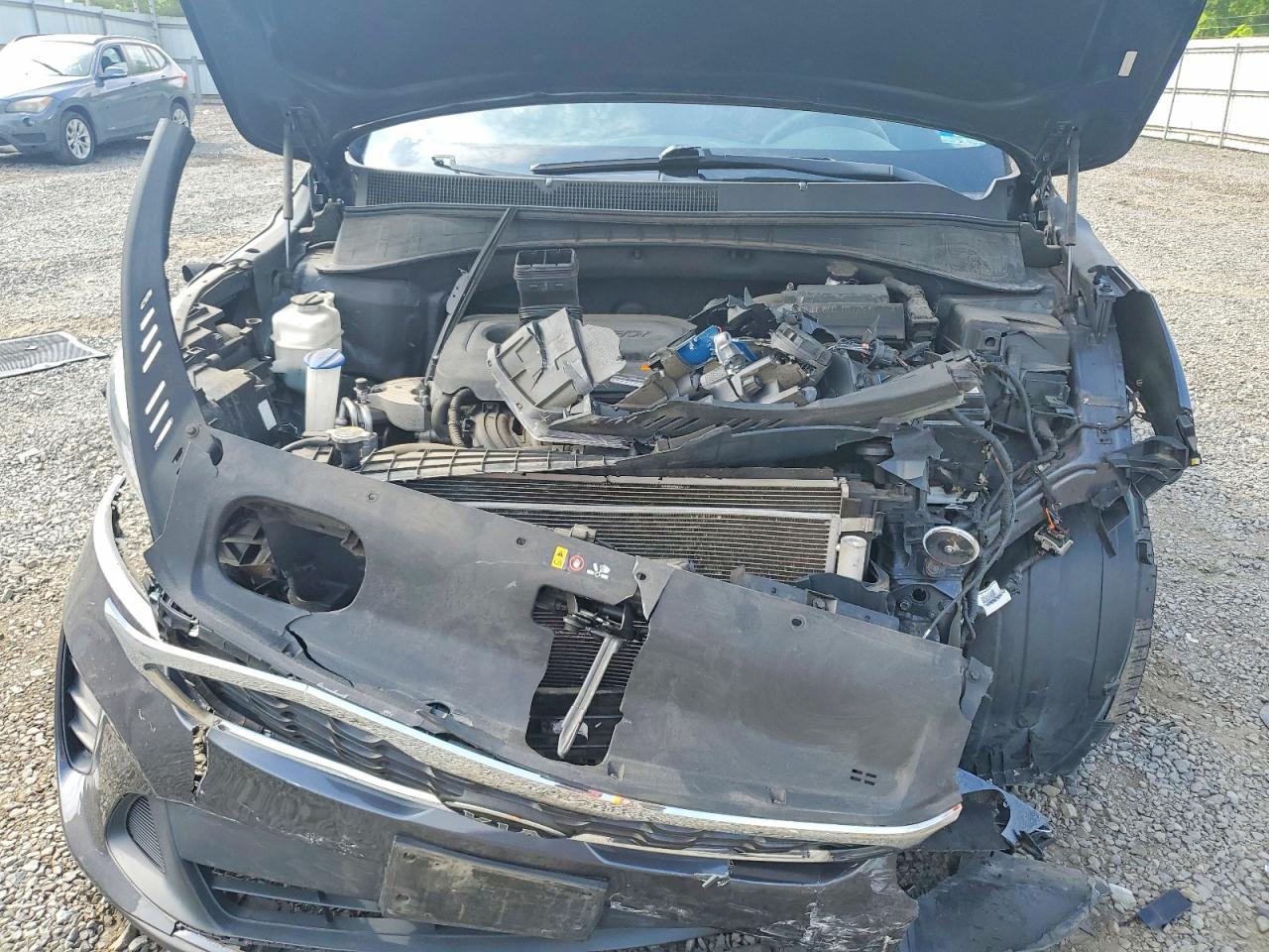 2019 Kia Sorento Lx Gray vin: 5XYPGDA31KG459903
