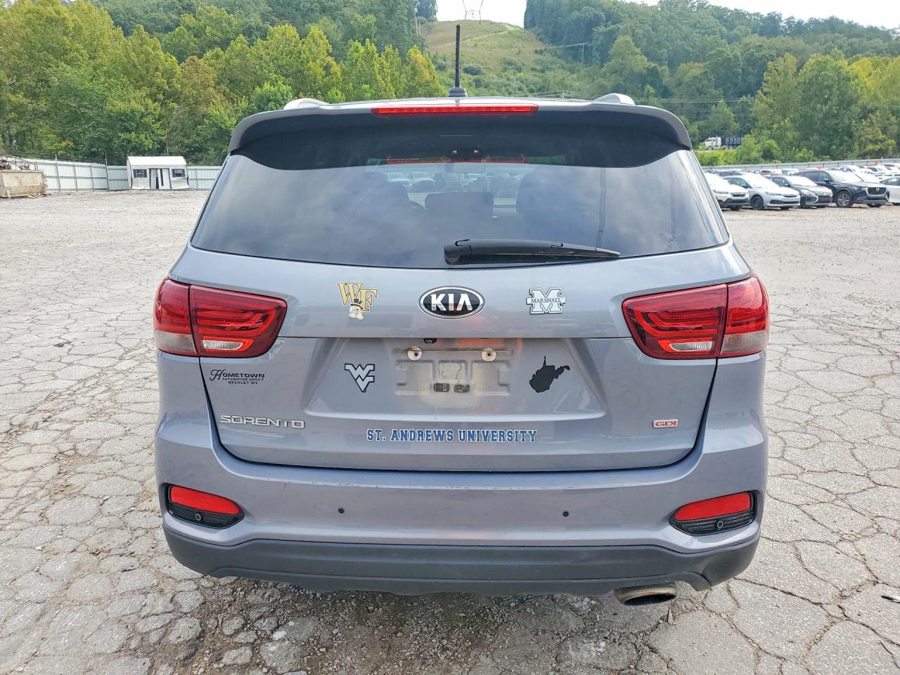 2020 Kia Sorento Lx Gray vin: 5XYPGDA31LG652456
