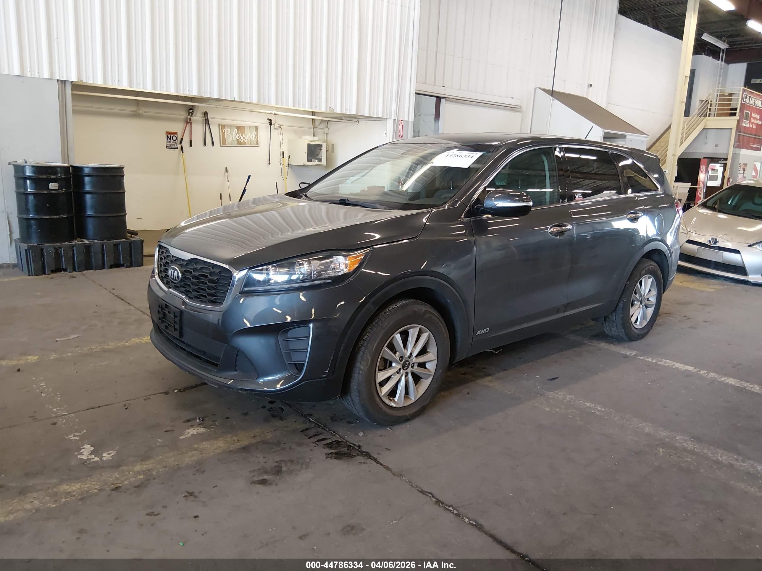 2020 Kia Sorento 2.4l Lx Gray vin: 5XYPGDA31LG660931