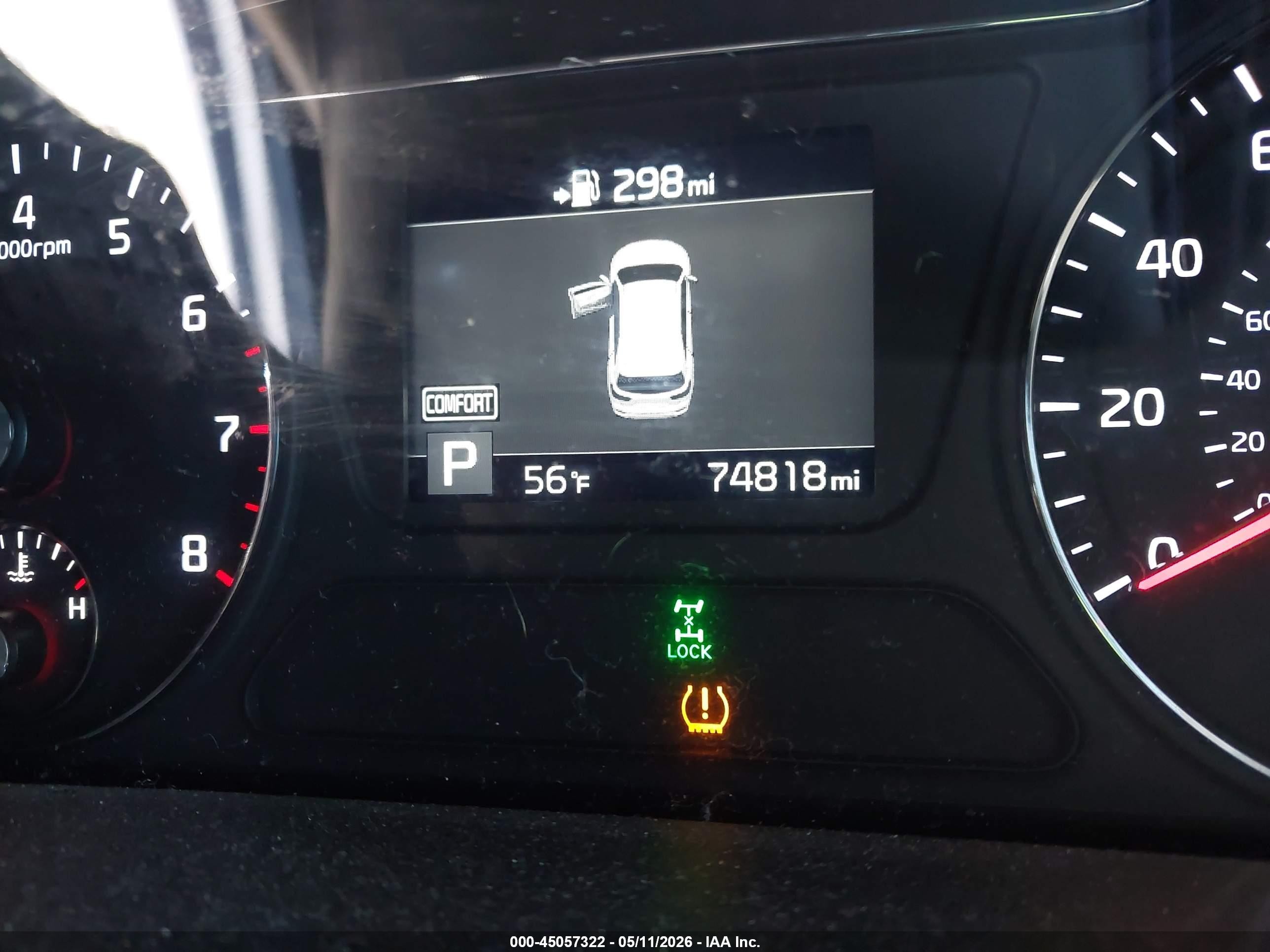2019 Kia Sorento 2.4l Lx Brown vin: 5XYPGDA33KG451818