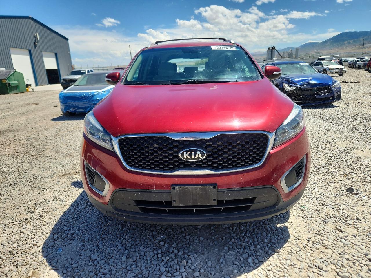 2017 Kia Sorento Lx Red vin: 5XYPGDA34HG246548
