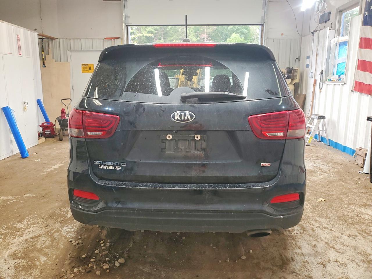 2019 Kia Sorento Lx Черный vin: 5XYPGDA34KG564211
