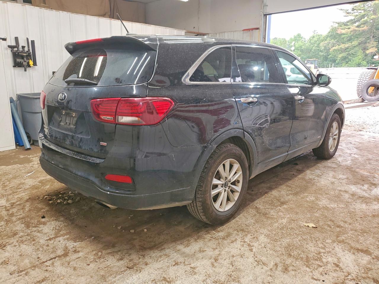 2019 Kia Sorento Lx Черный vin: 5XYPGDA34KG564211
