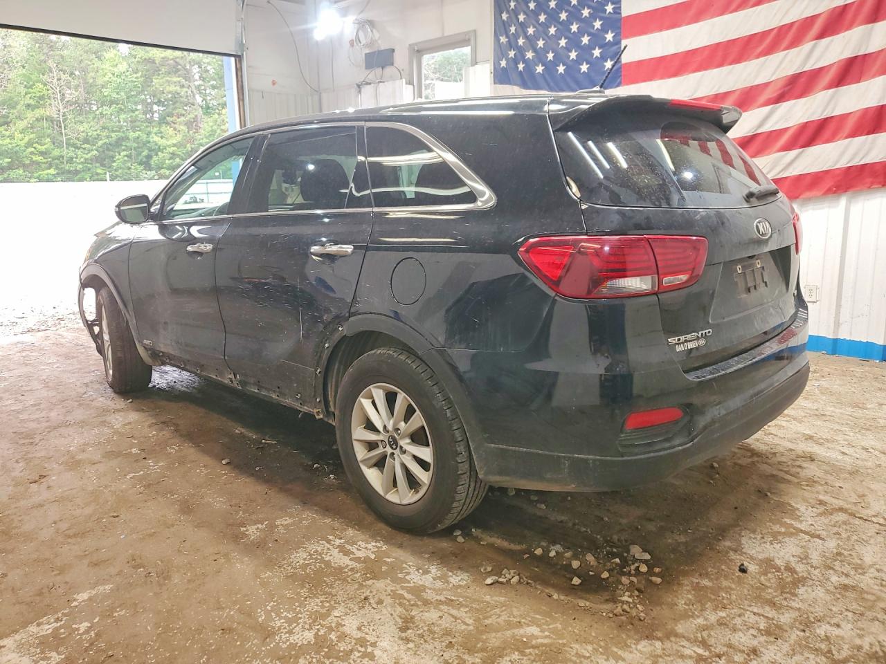 2019 Kia Sorento Lx Черный vin: 5XYPGDA34KG564211