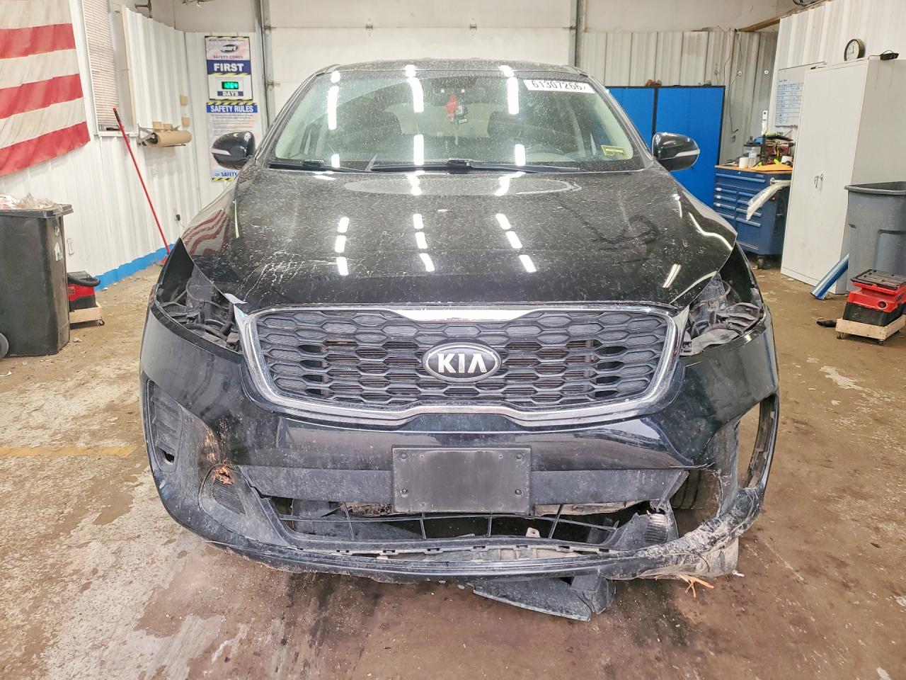 2019 Kia Sorento Lx Черный vin: 5XYPGDA34KG564211