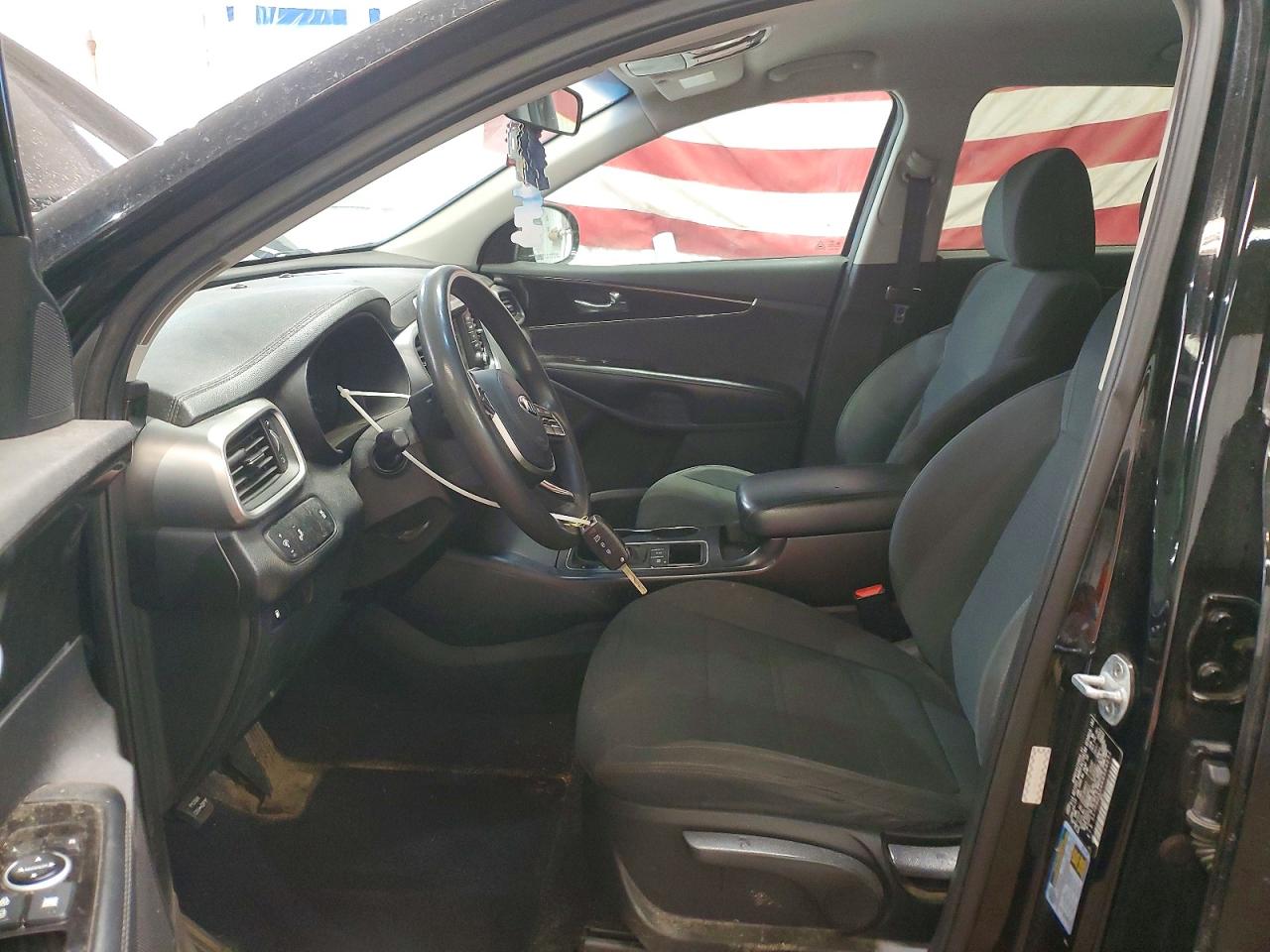 2019 Kia Sorento Lx Черный vin: 5XYPGDA34KG564211