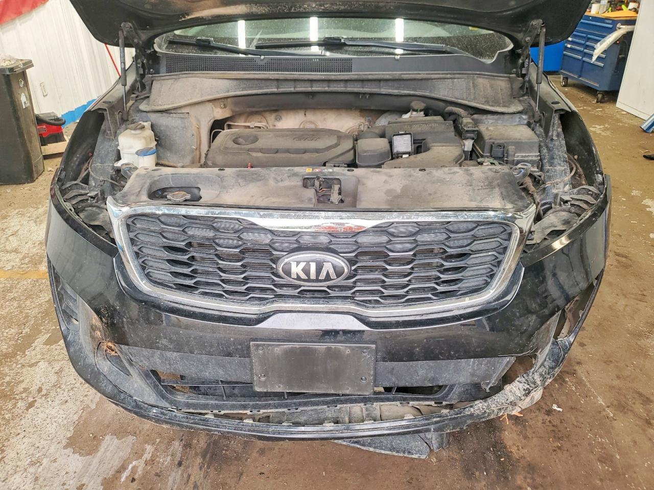 2019 Kia Sorento Lx Черный vin: 5XYPGDA34KG564211