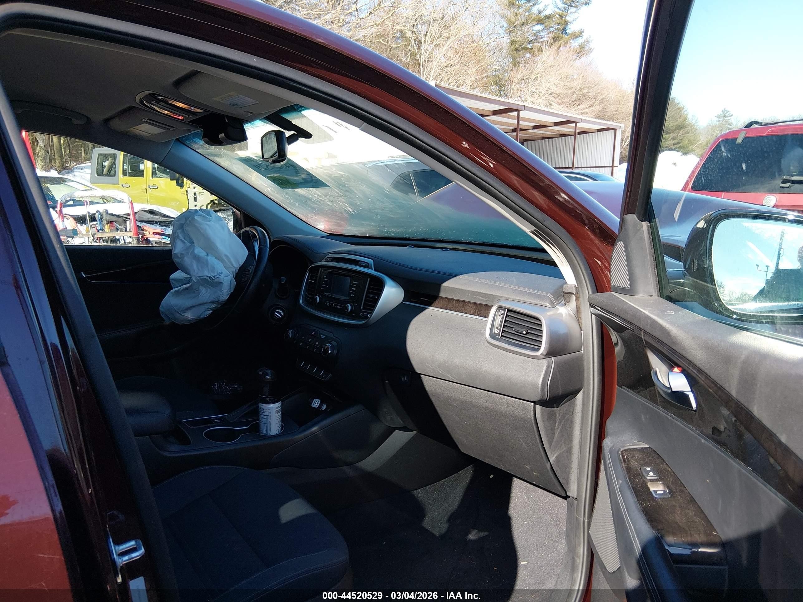 2016 Kia Sorento 2.4l Lx Maroon vin: 5XYPGDA35GG136106