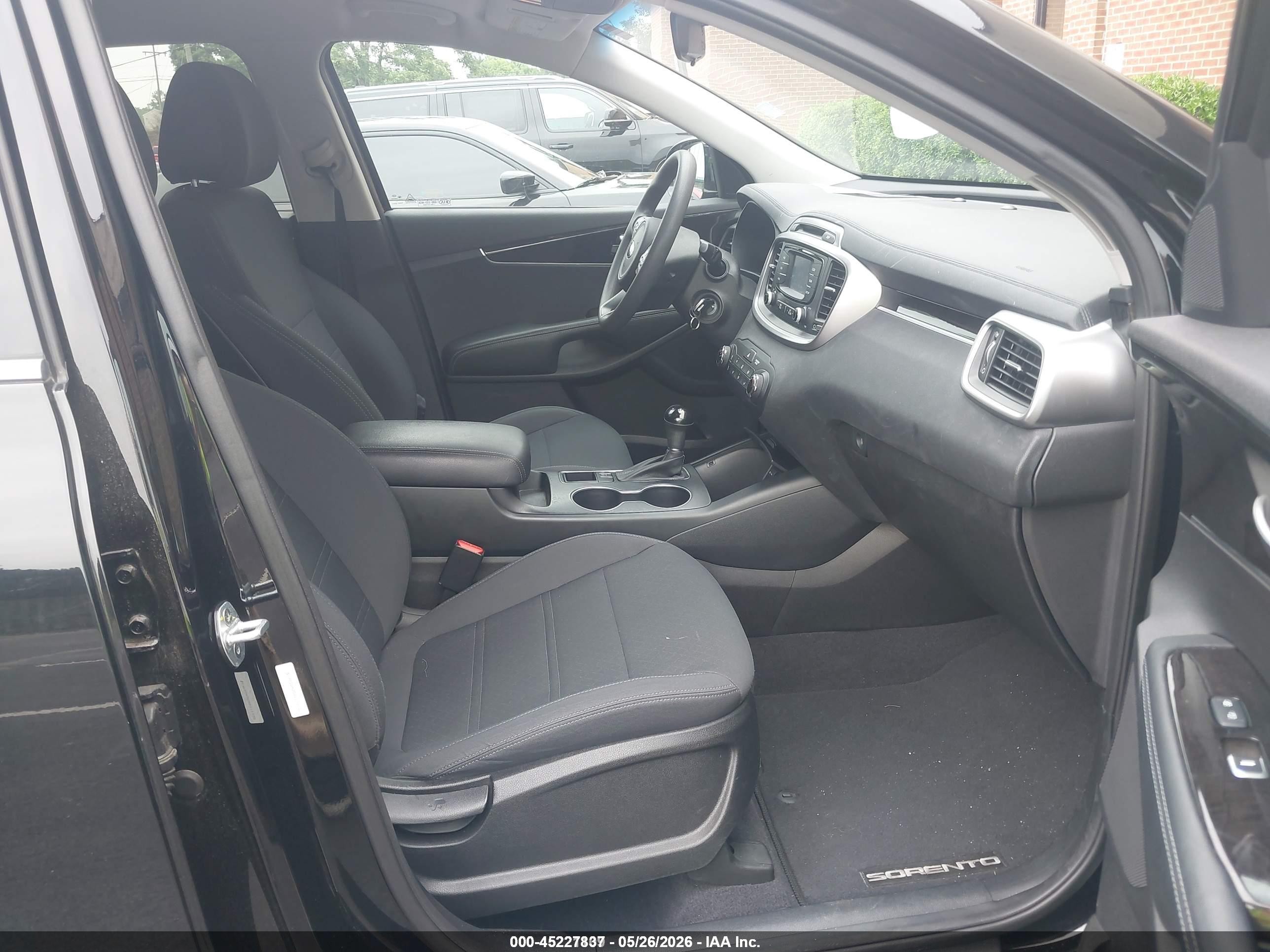 2016 Kia Sorento 2.4l Lx Black vin: 5XYPGDA35GG171132