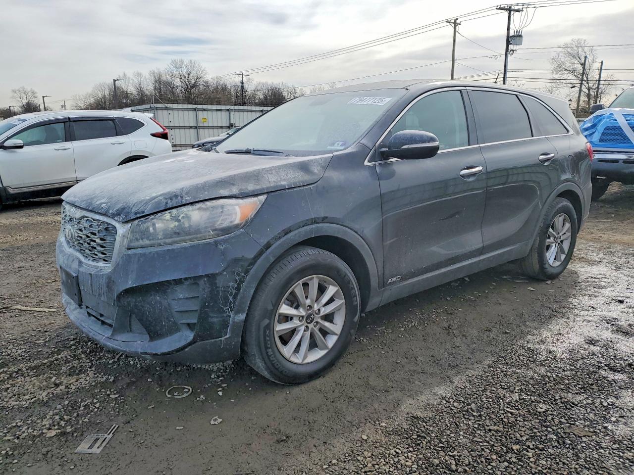 2019 Kia Sorento Lx Black vin: 5XYPGDA36KG456026