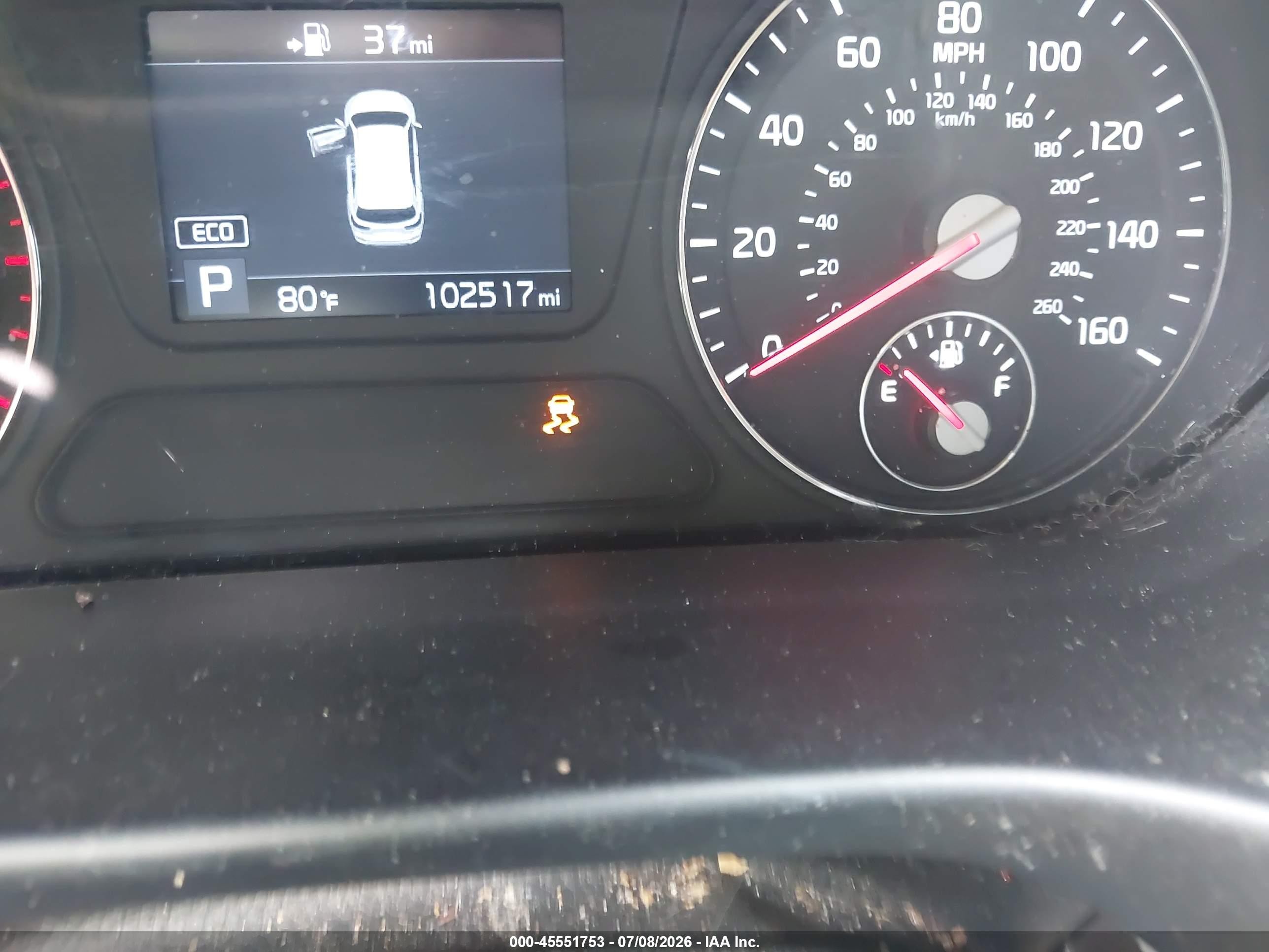 2019 Kia Sorento 2.4l Lx Red vin: 5XYPGDA37KG550979