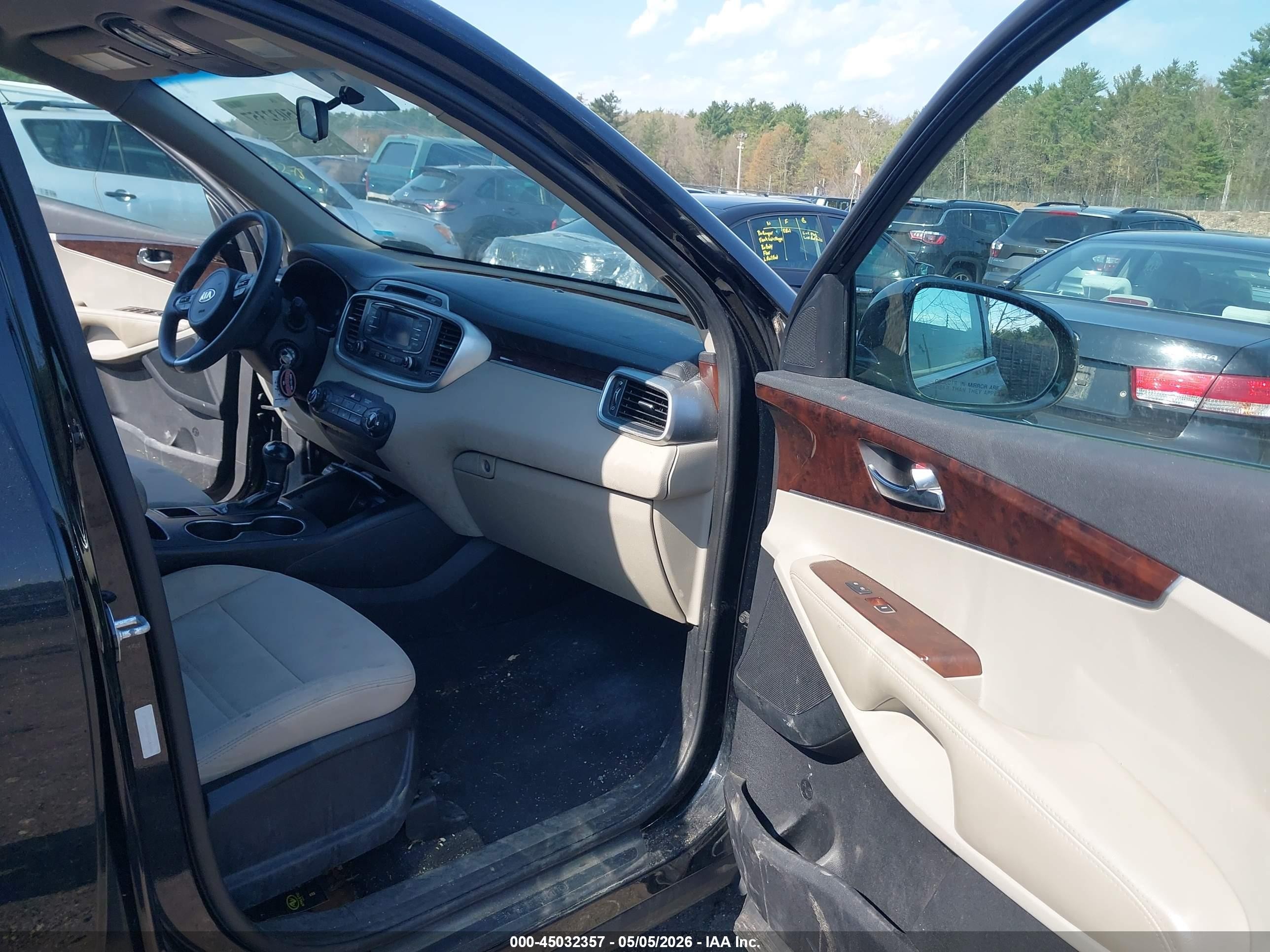 2016 Kia Sorento 2.4l Lx Black vin: 5XYPGDA38GG146242