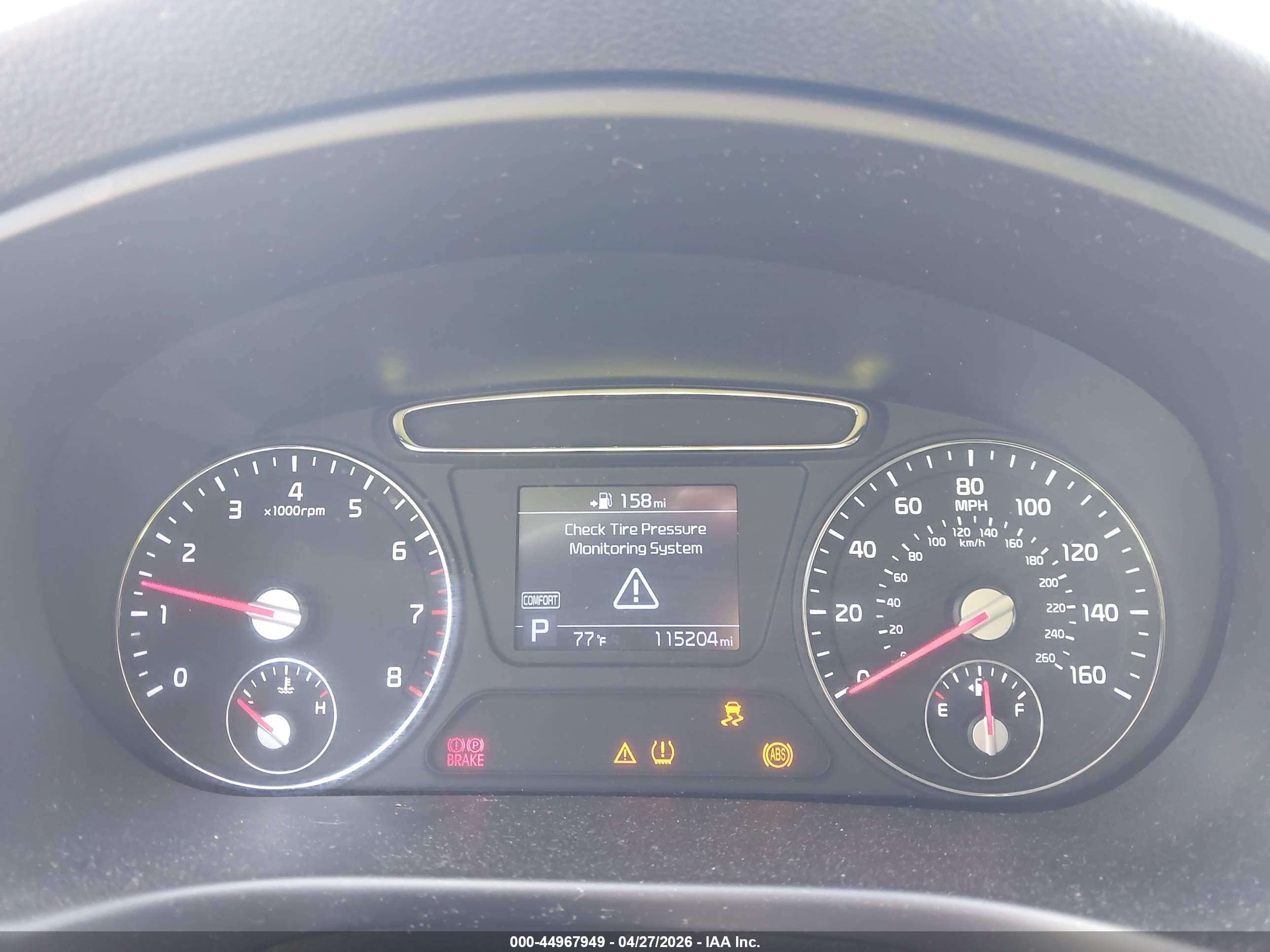2020 Kia Sorento 2.4l Lx Black vin: 5XYPGDA38LG651479