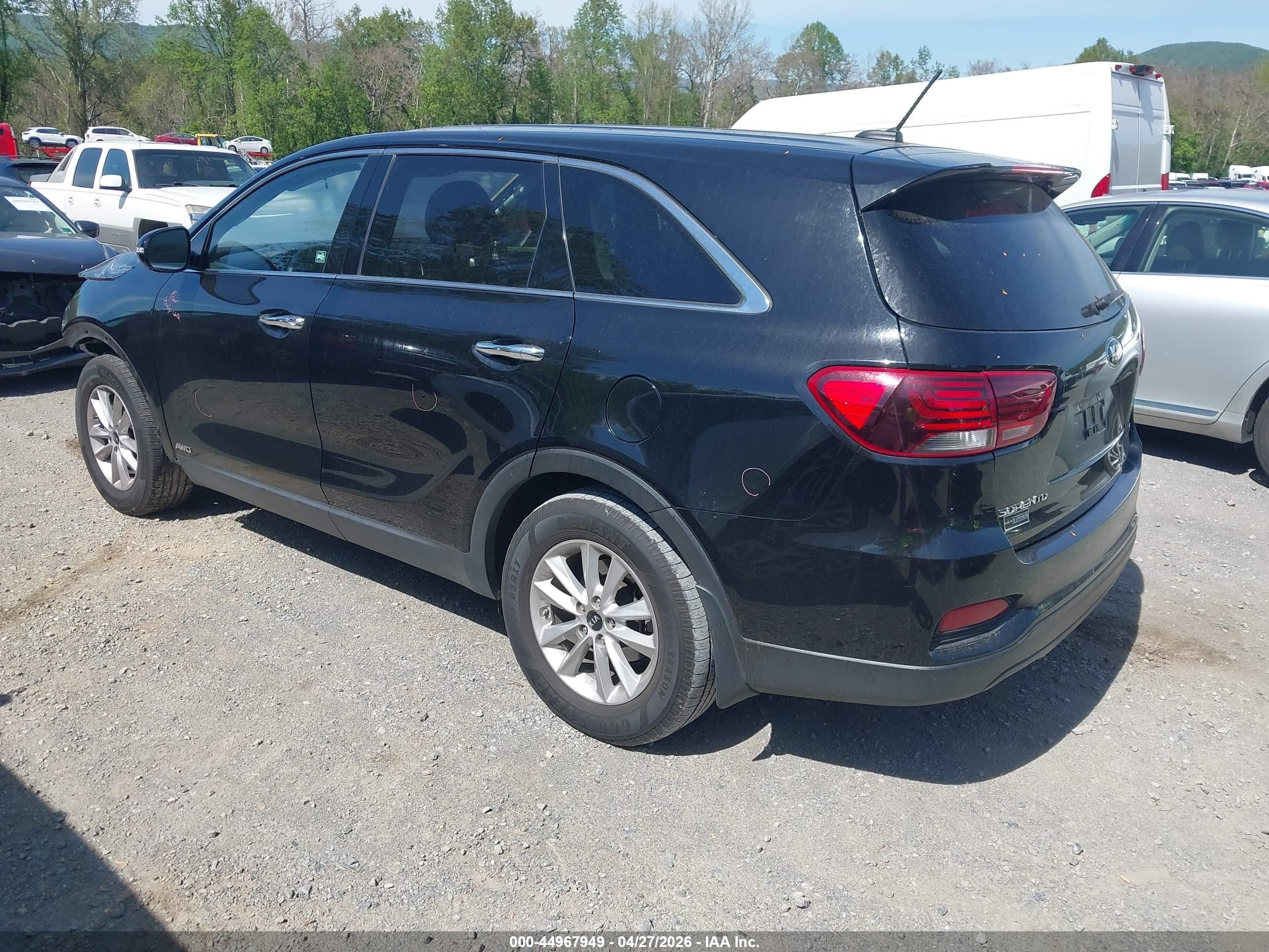 2020 Kia Sorento 2.4l Lx Black vin: 5XYPGDA38LG651479