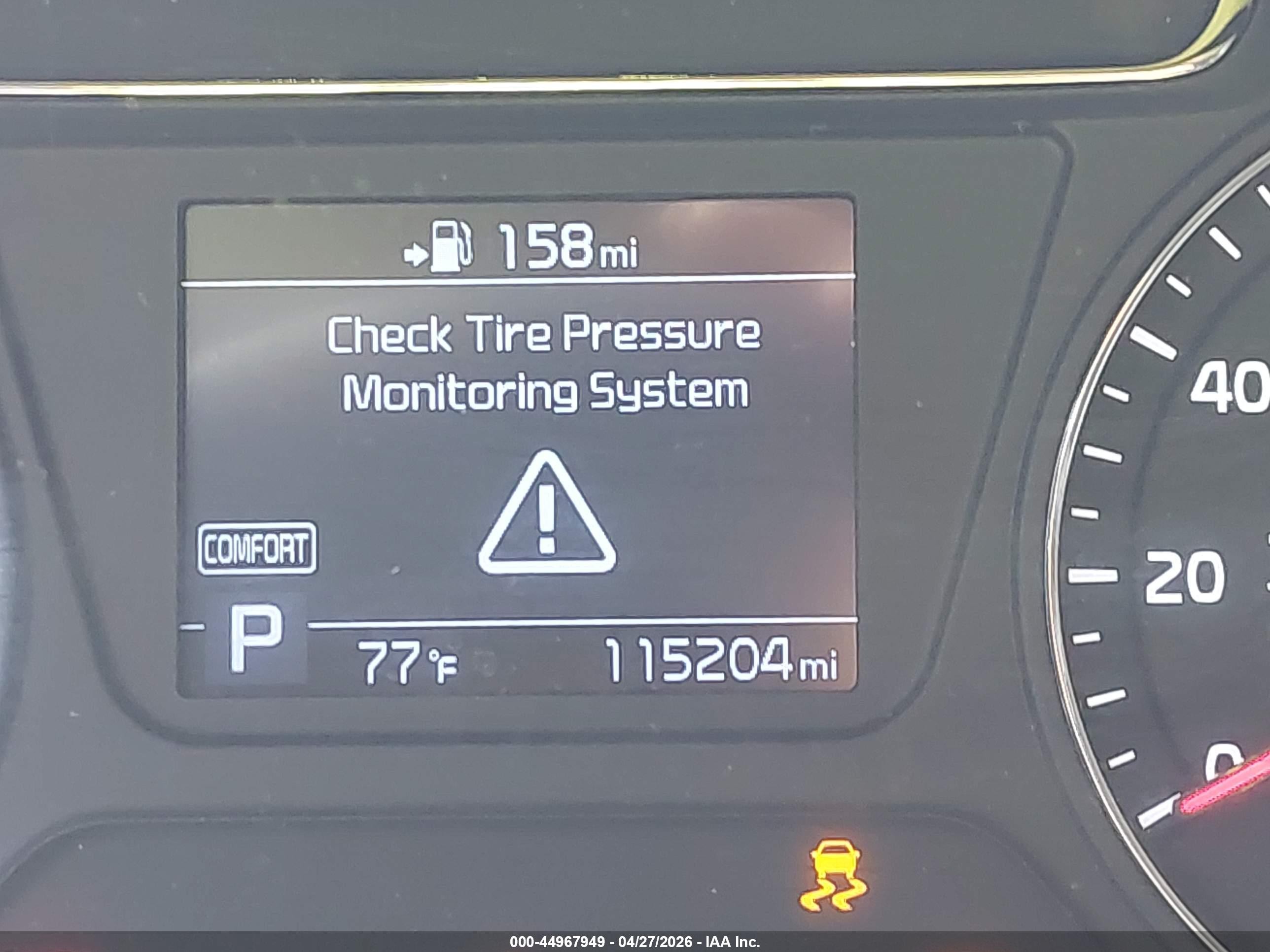 2020 Kia Sorento 2.4l Lx Black vin: 5XYPGDA38LG651479