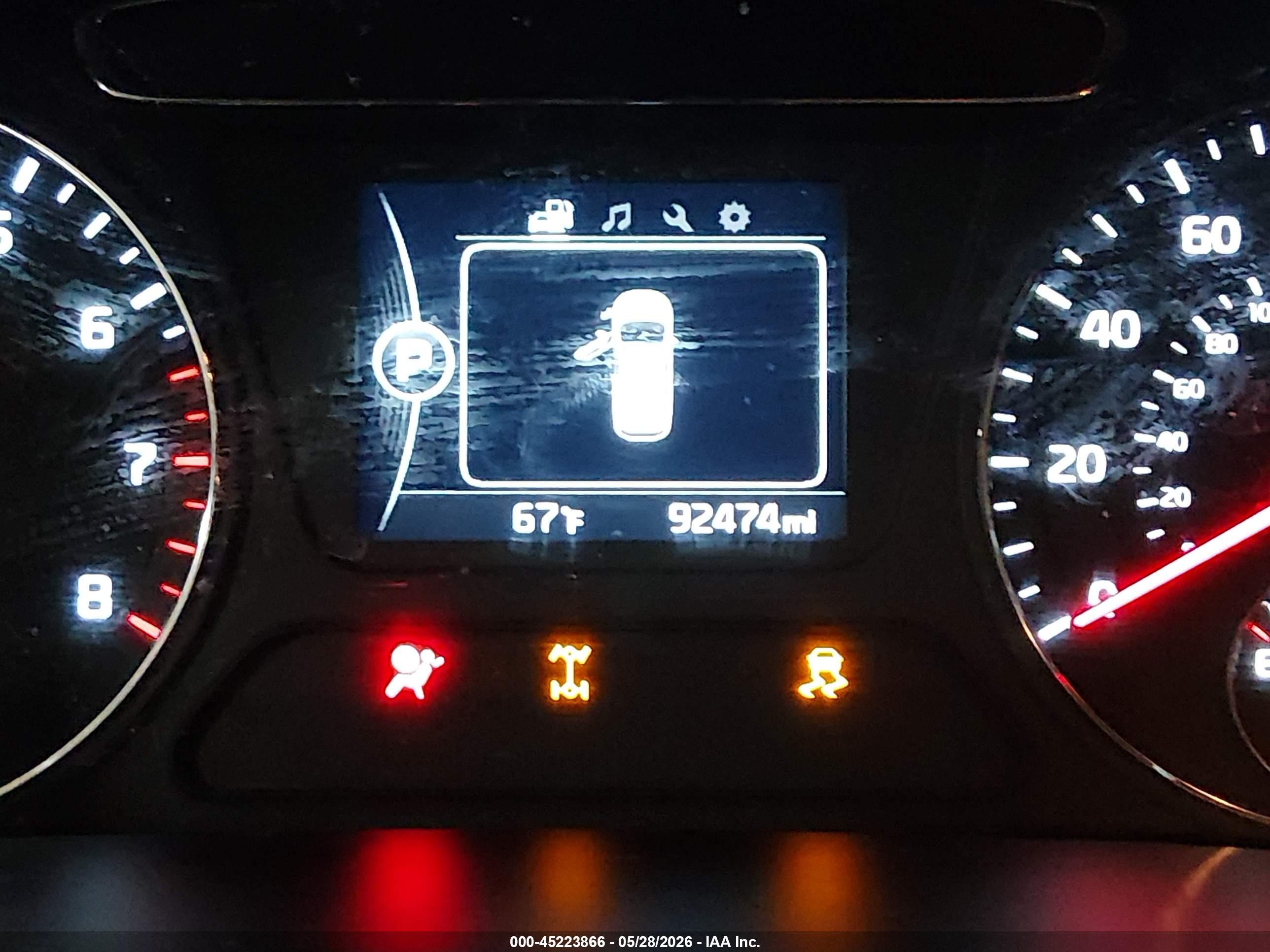 2017 Kia Sorento 2.4l Lx Red vin: 5XYPGDA39HG302175