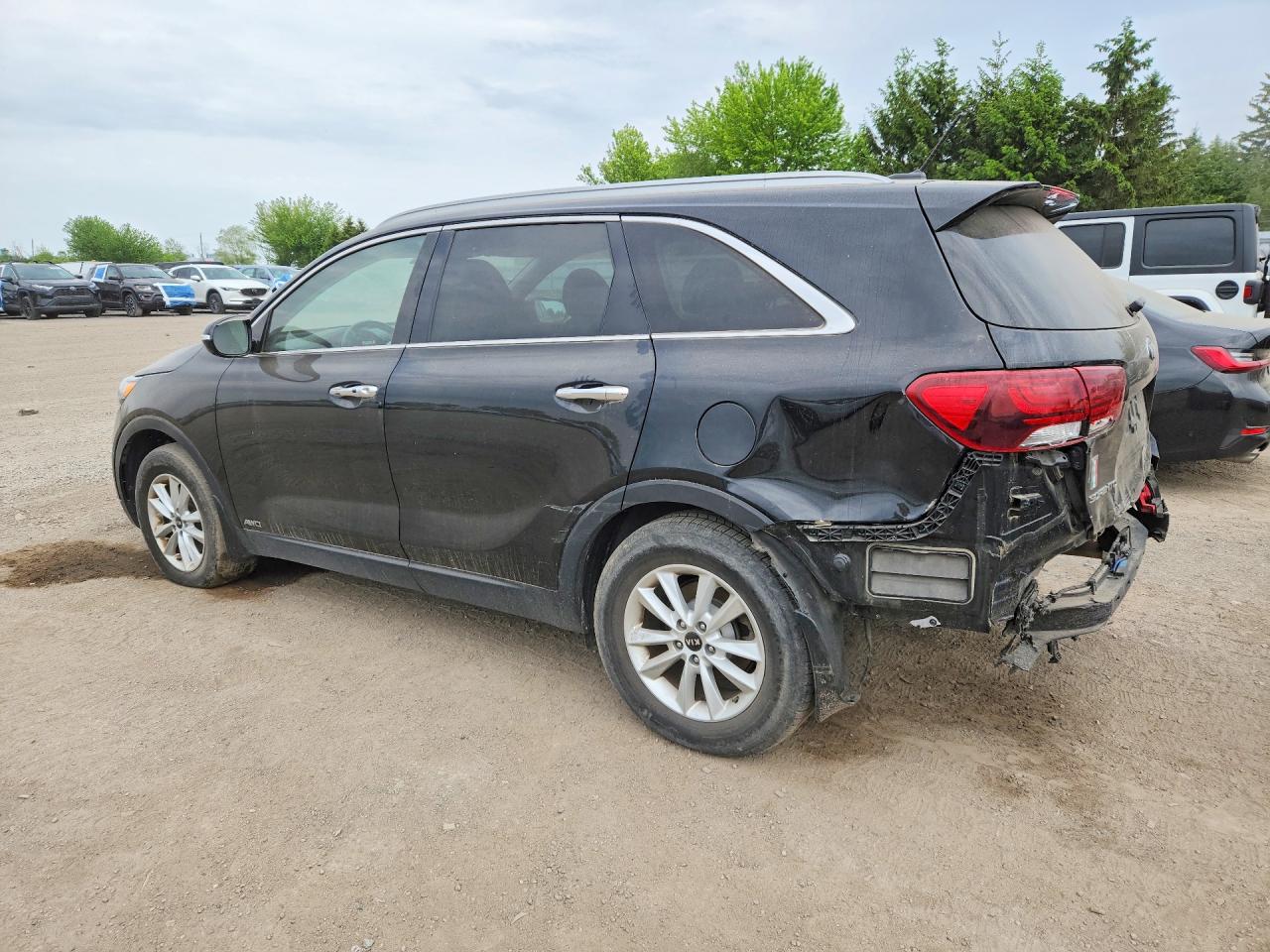 2019 Kia Sorento Lx Black vin: 5XYPGDA3XKG456286