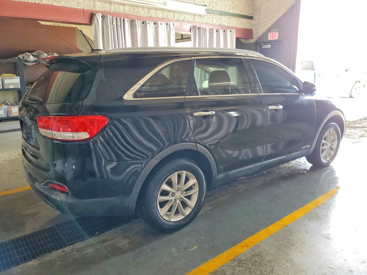 2017 Kia Sorento Lx V6 Black vin: 5XYPGDA50HG196359