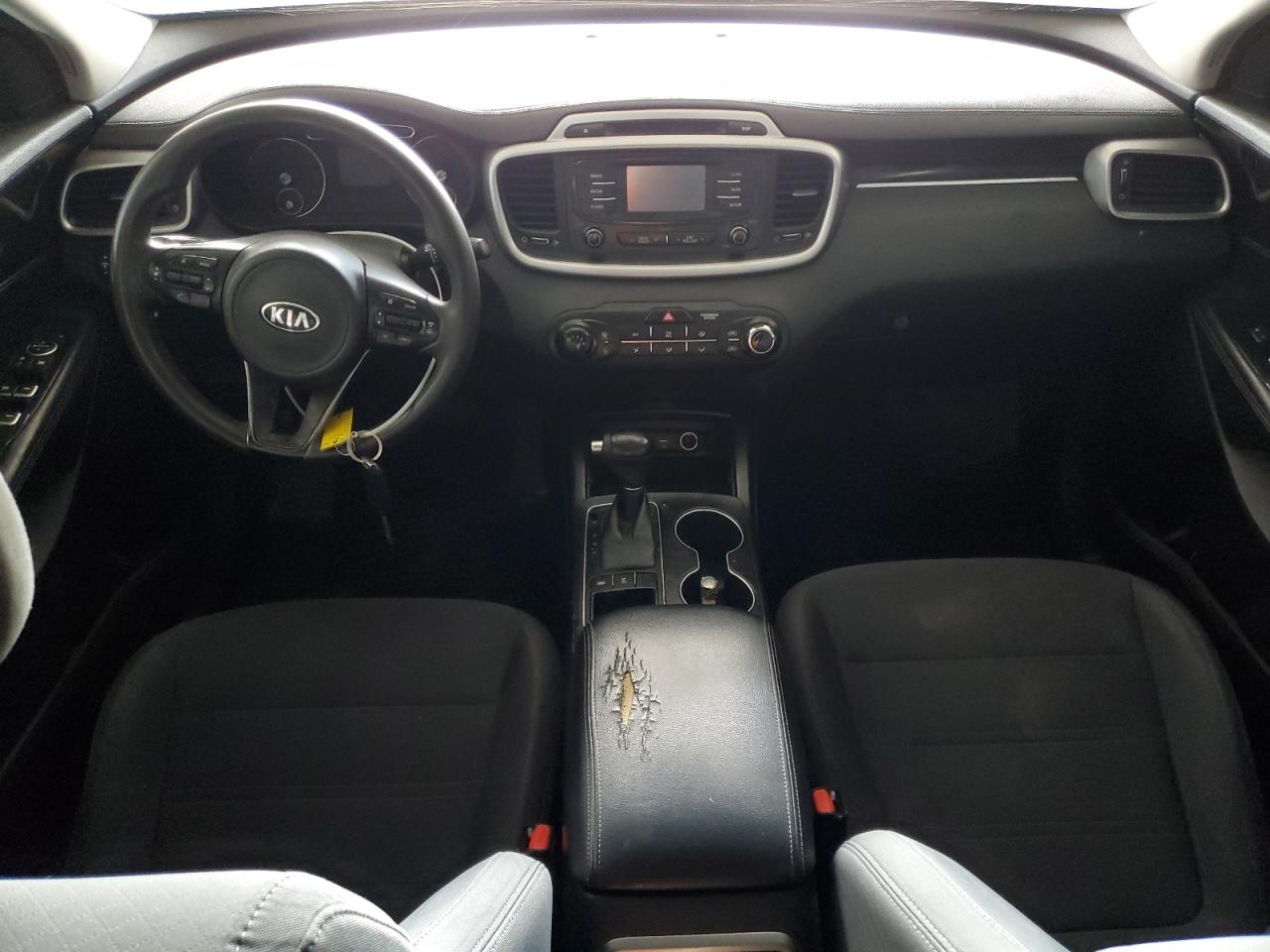 2017 Kia Sorento Lx V6 Black vin: 5XYPGDA50HG196359 Damage: Console Cover, Torn, > 12 Inches