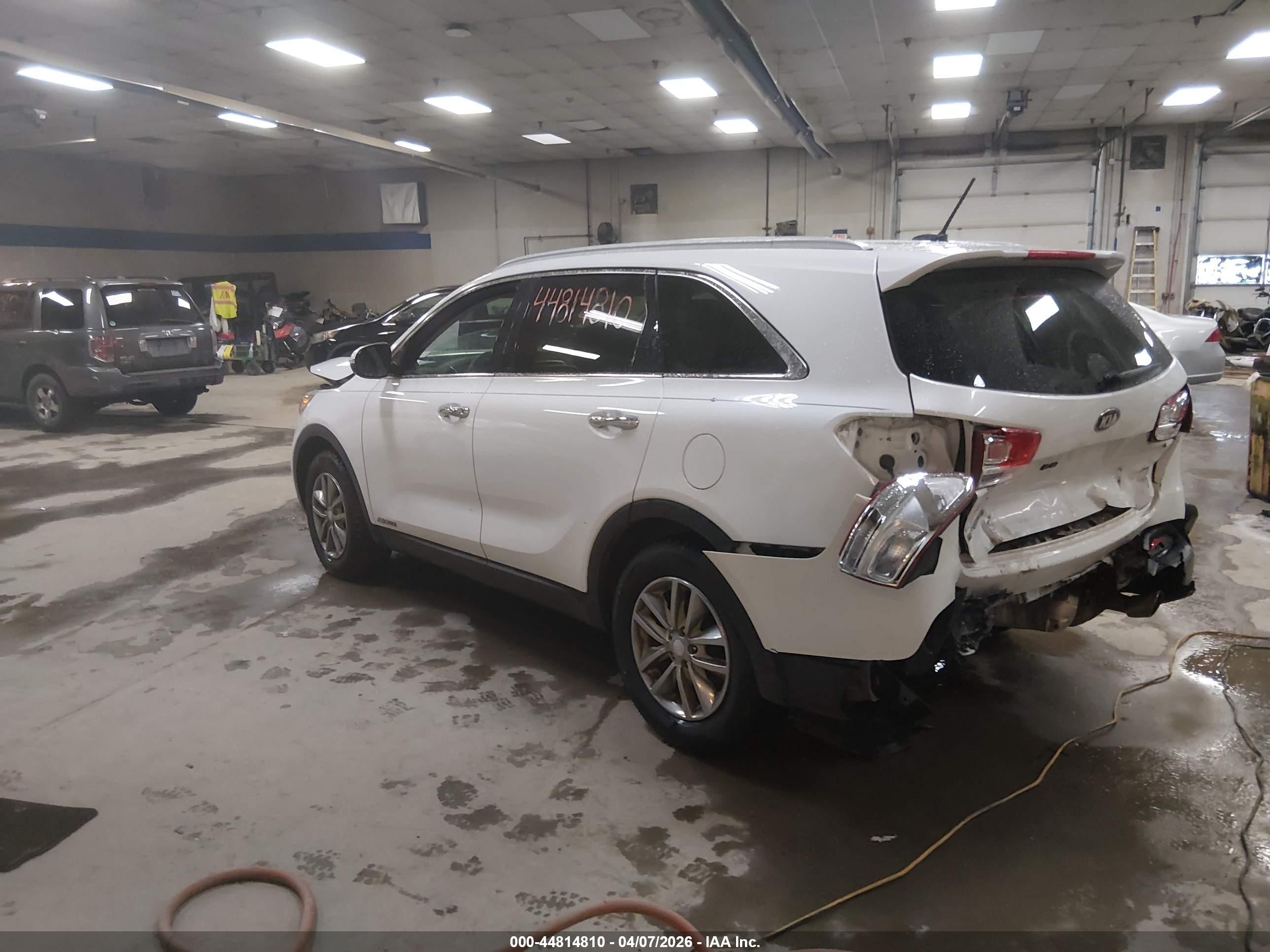2017 Kia Sorento 3.3l Lx White vin: 5XYPGDA50HG199844