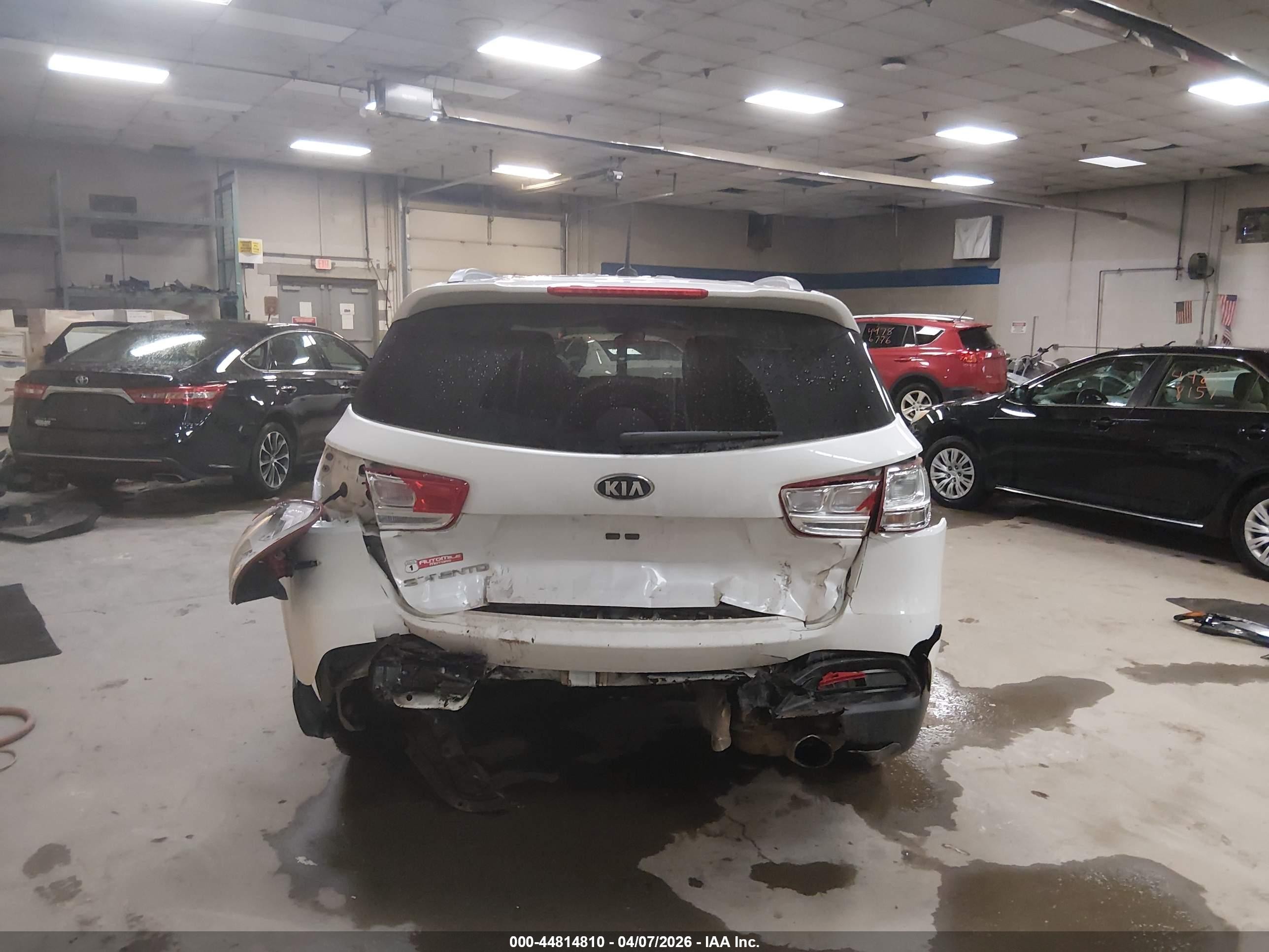 2017 Kia Sorento 3.3l Lx White vin: 5XYPGDA50HG199844