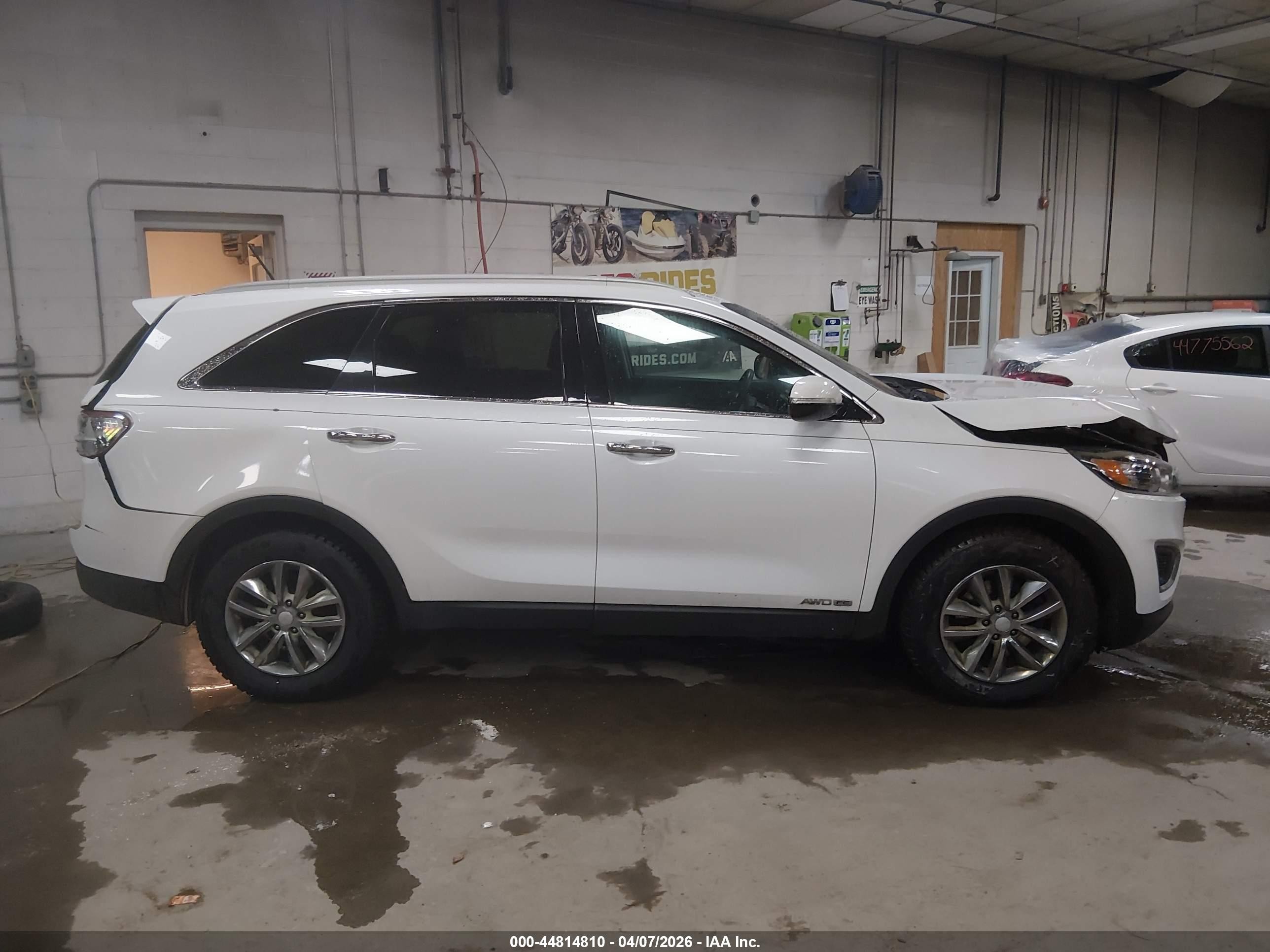 2017 Kia Sorento 3.3l Lx White vin: 5XYPGDA50HG199844