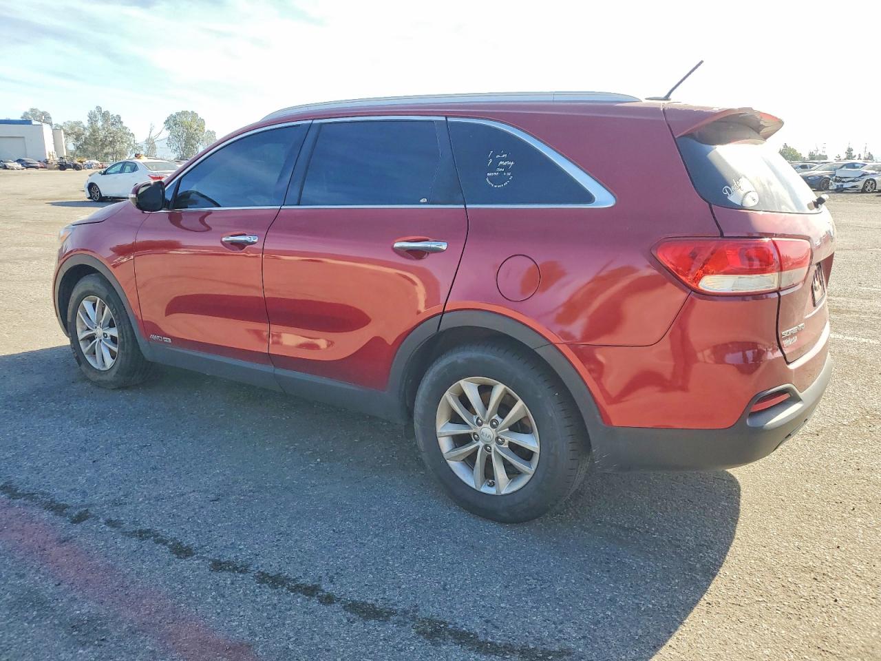 2017 Kia Sorento Lx V6 Red vin: 5XYPGDA50HG309632