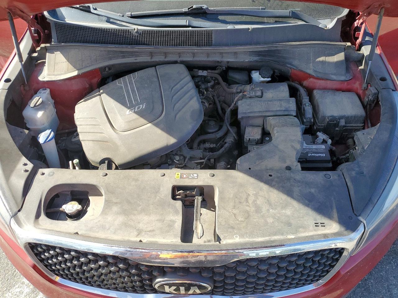 2017 Kia Sorento Lx V6 Red vin: 5XYPGDA50HG309632