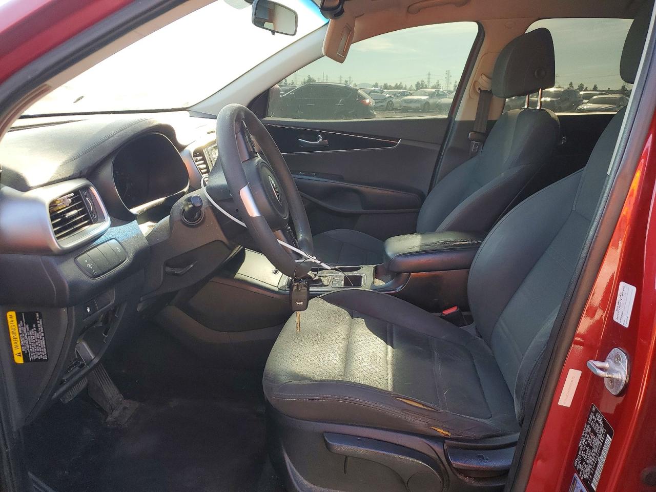 2017 Kia Sorento Lx V6 Red vin: 5XYPGDA50HG309632