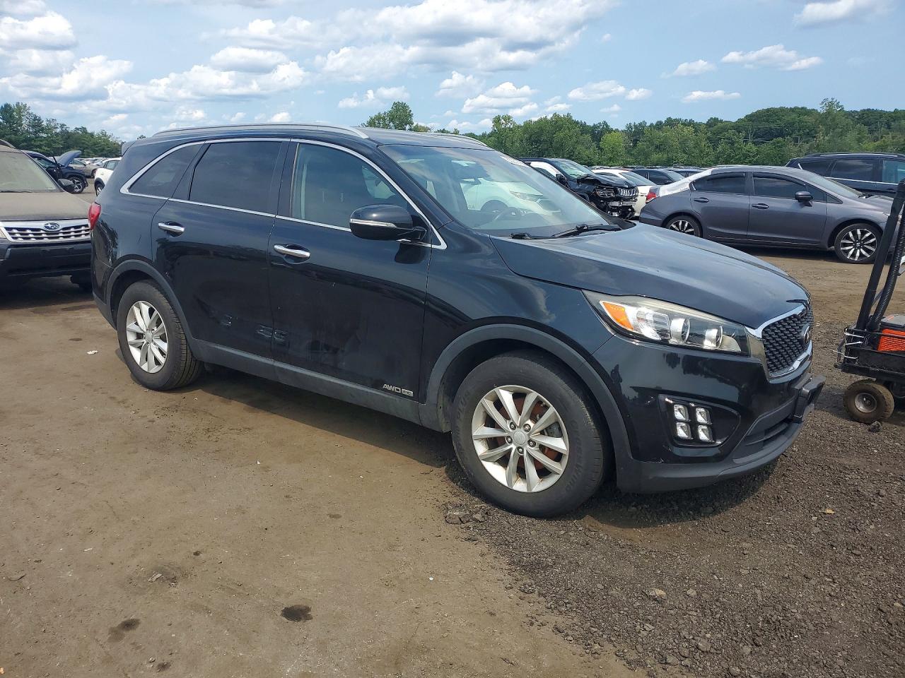2016 Kia Sorento Lx V6 Black vin: 5XYPGDA55GG086292