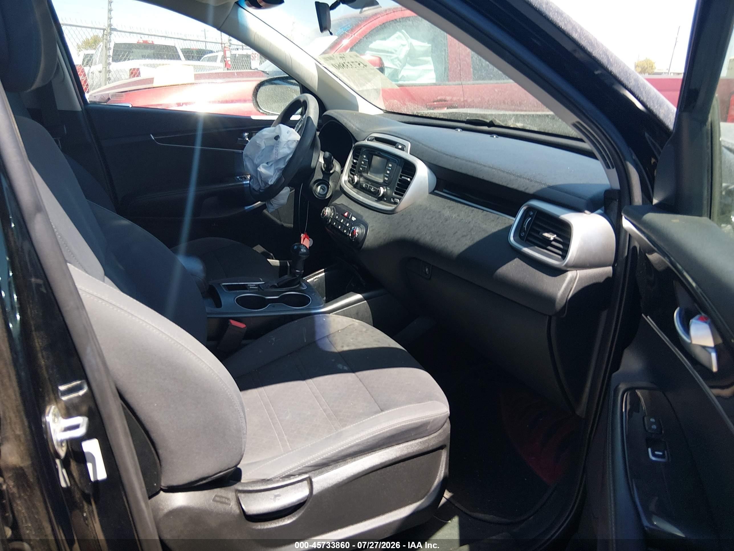 2016 Kia Sorento 3.3l Lx Black vin: 5XYPGDA56GG174171