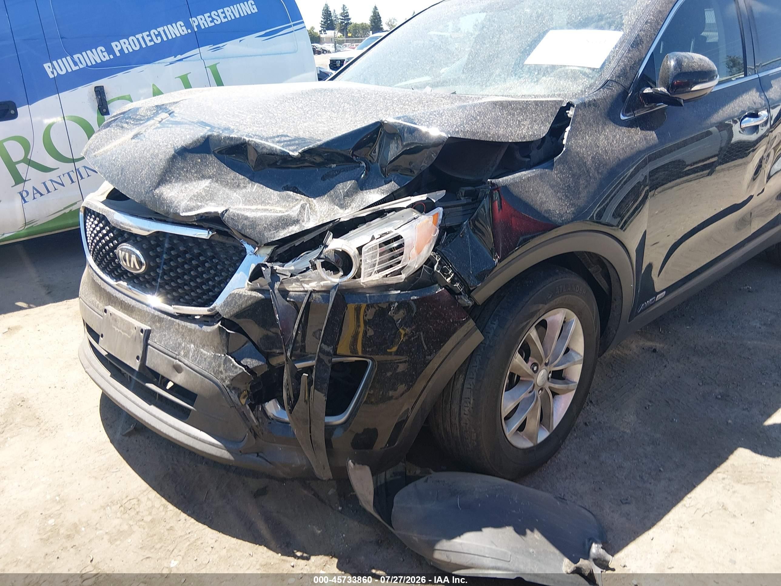 2016 Kia Sorento 3.3l Lx Black vin: 5XYPGDA56GG174171