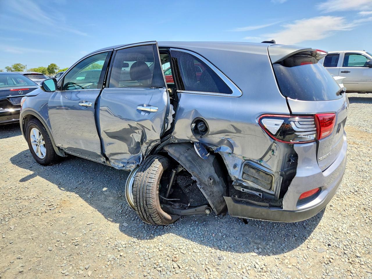 2020 Kia Sorento S Gray vin: 5XYPGDA56LG618644