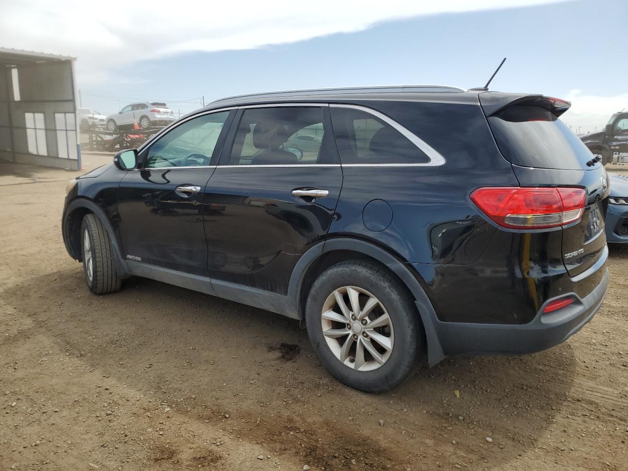 2017 Kia Sorento Lx Черный vin: 5XYPGDA5XHG225124