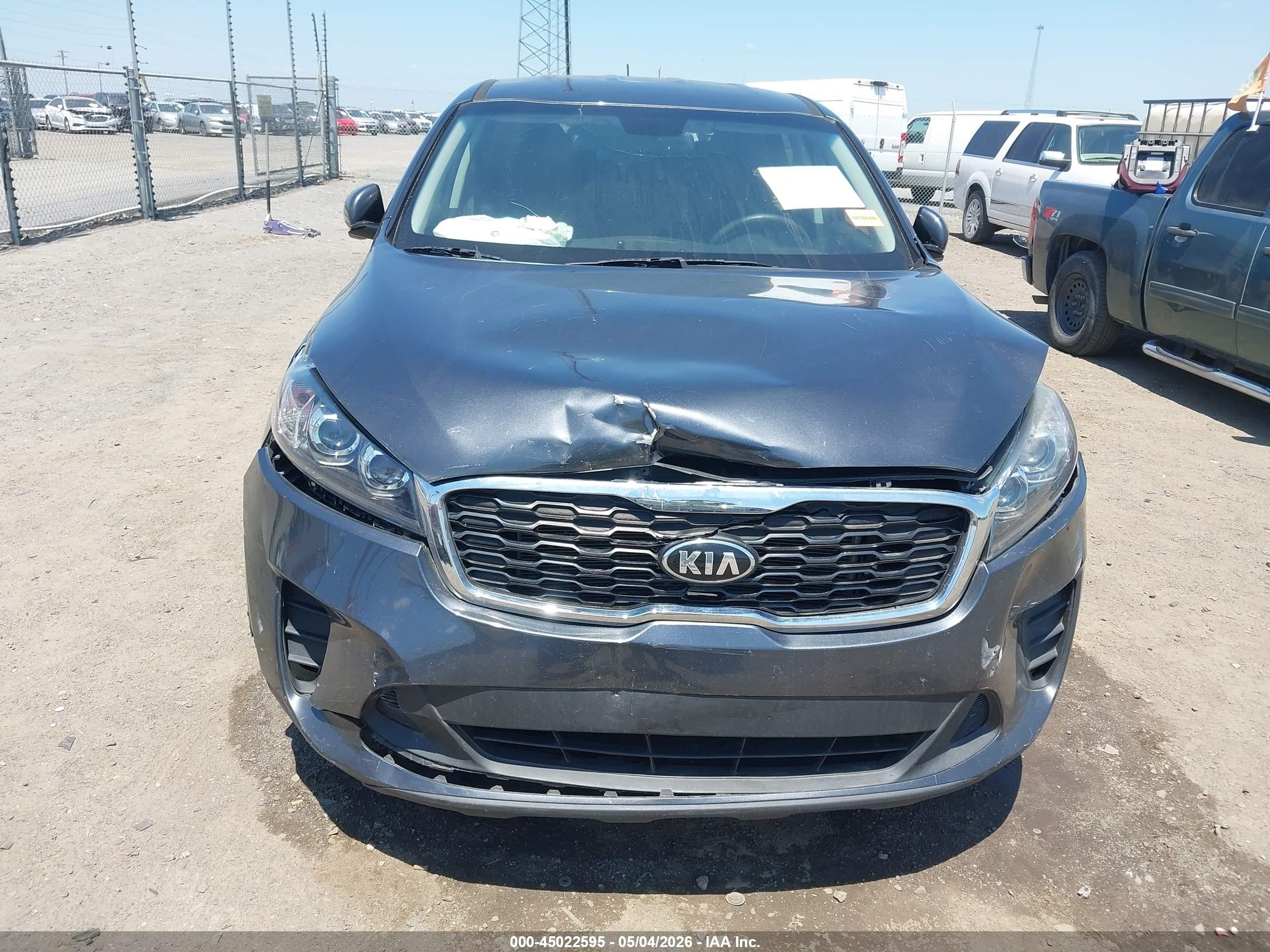 2020 Kia Sorento 3.3l Lx Серый vin: 5XYPGDA5XLG608151