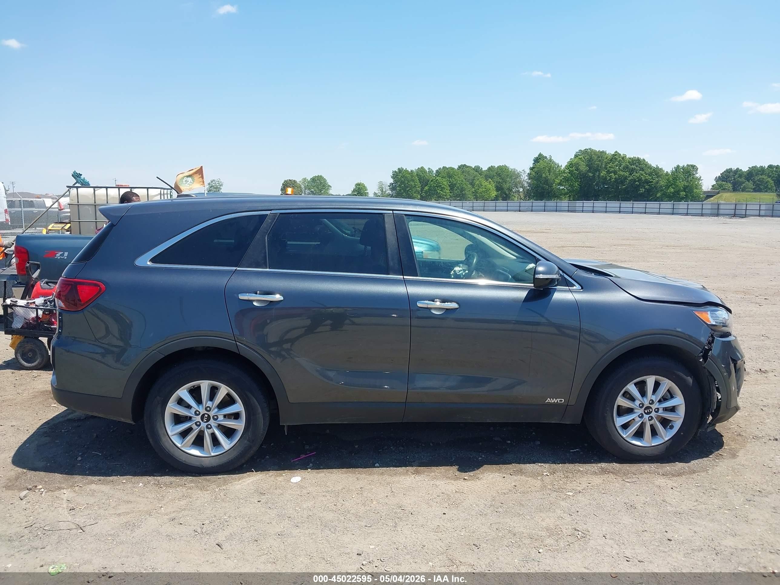 2020 Kia Sorento 3.3l Lx Серый vin: 5XYPGDA5XLG608151