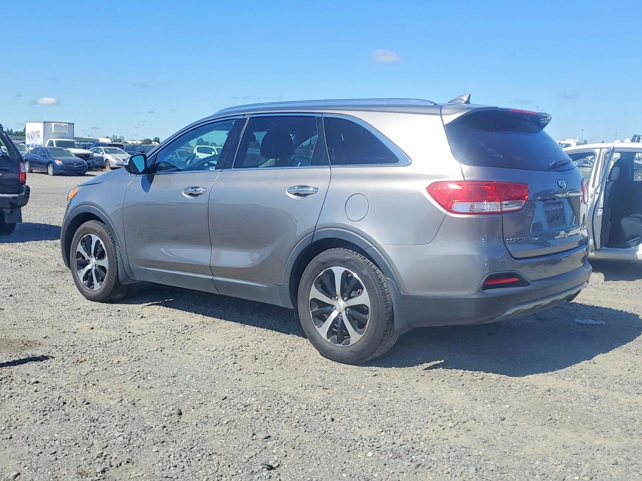 2016 Kia Sorento Ex Gray vin: 5XYPH4A15GG063850