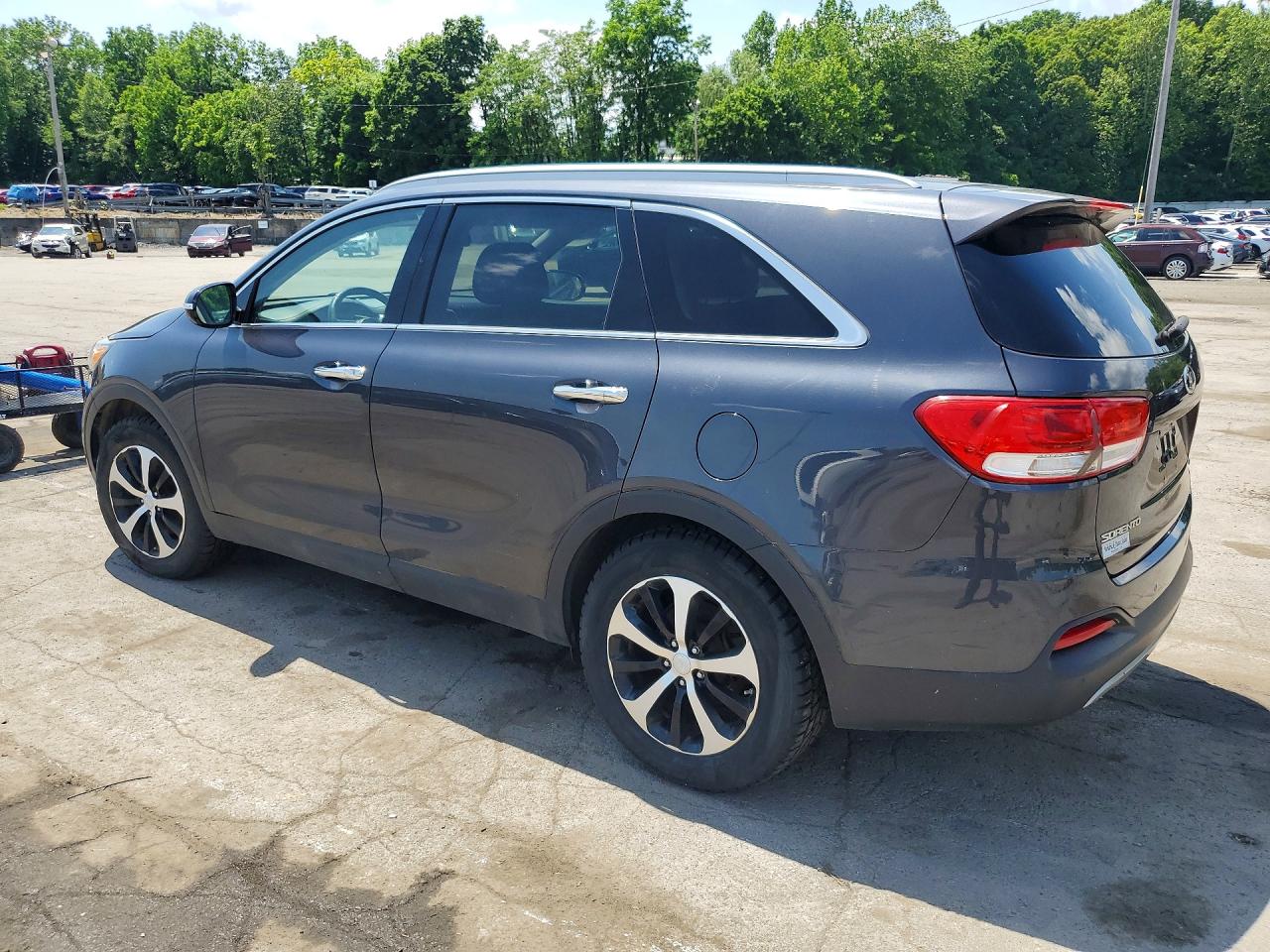 2016 Kia Sorento Ex V6 Серый vin: 5XYPH4A50GG050572